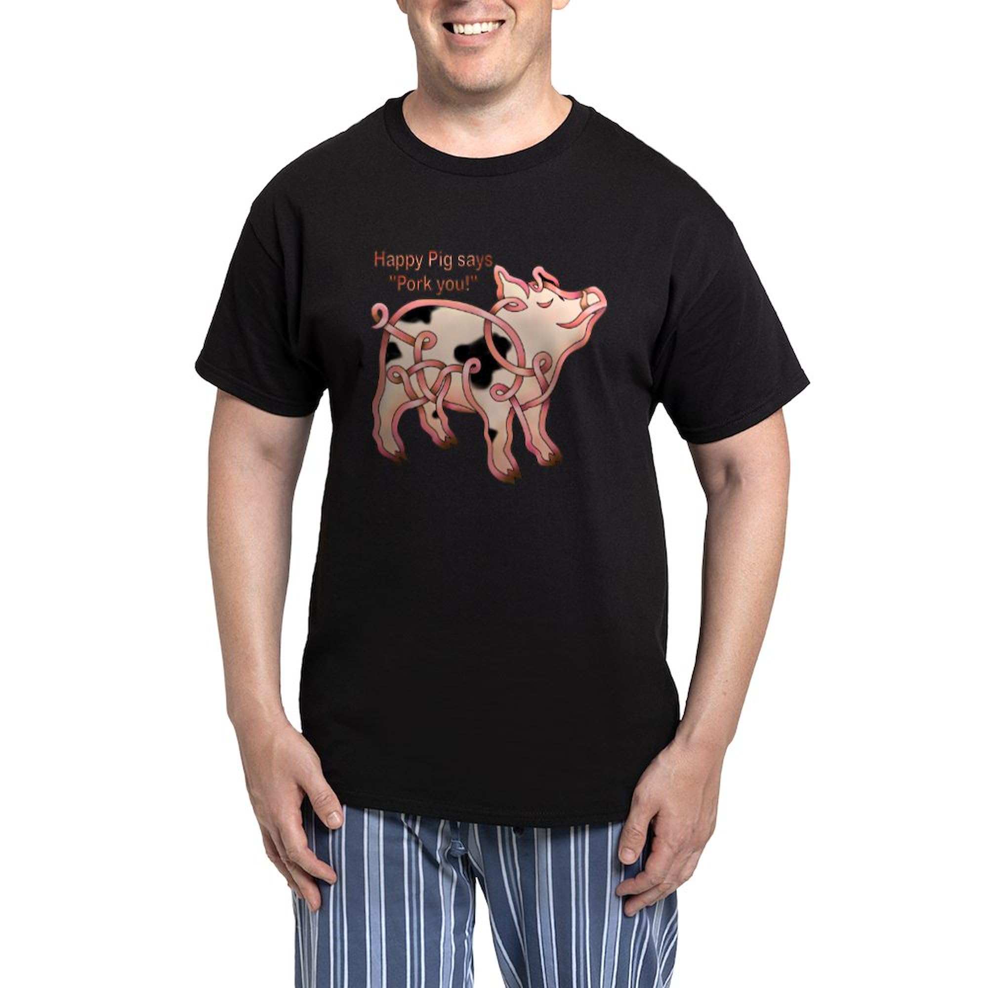 Happy Pig Pajamas for Men - Soft & Comfortable Novelty Sleepwear Set - Perfect for Lounging, Sleepovers & Cozy Nights at Home
