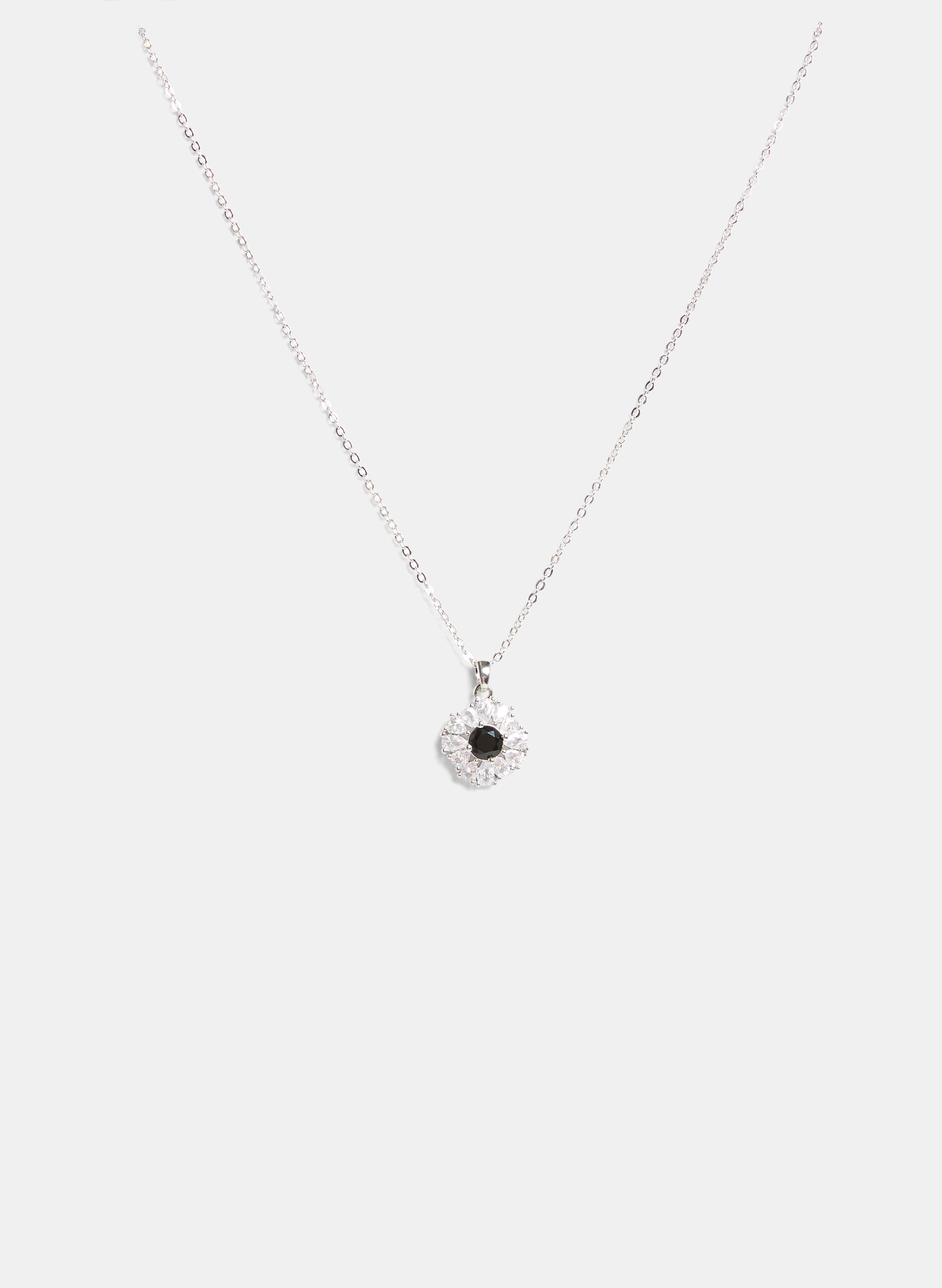 Elegant Cubic Zirconia Pendant Necklace for Women - 925 Sterling Silver CZ Jewelry - Perfect for Weddings, Parties & Special Occasions