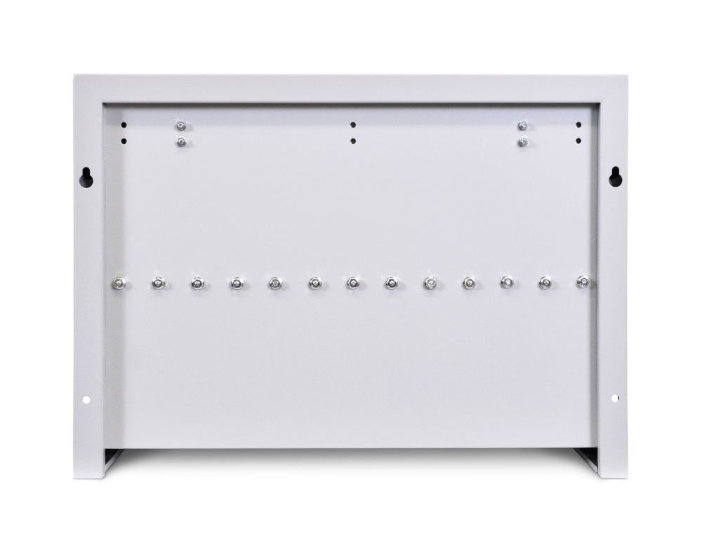 Luxor 12-Outlet Wall/Desk Charging Station for Office, Classroom & Library | Multi-Device Tablet & Phone Charger | Perfect for Workstations, Study Areas & Shared Spaces