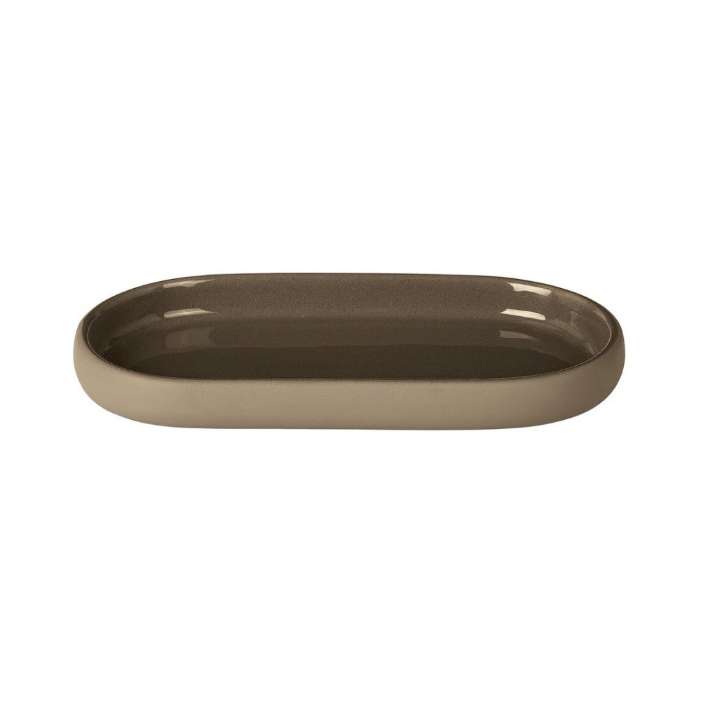 BLOMUS Sono Tray - 19cm Light Brown Wooden Serving Tray for Coffee, Tea, Breakfast in Bed, Bathroom Essentials, and Home Decor