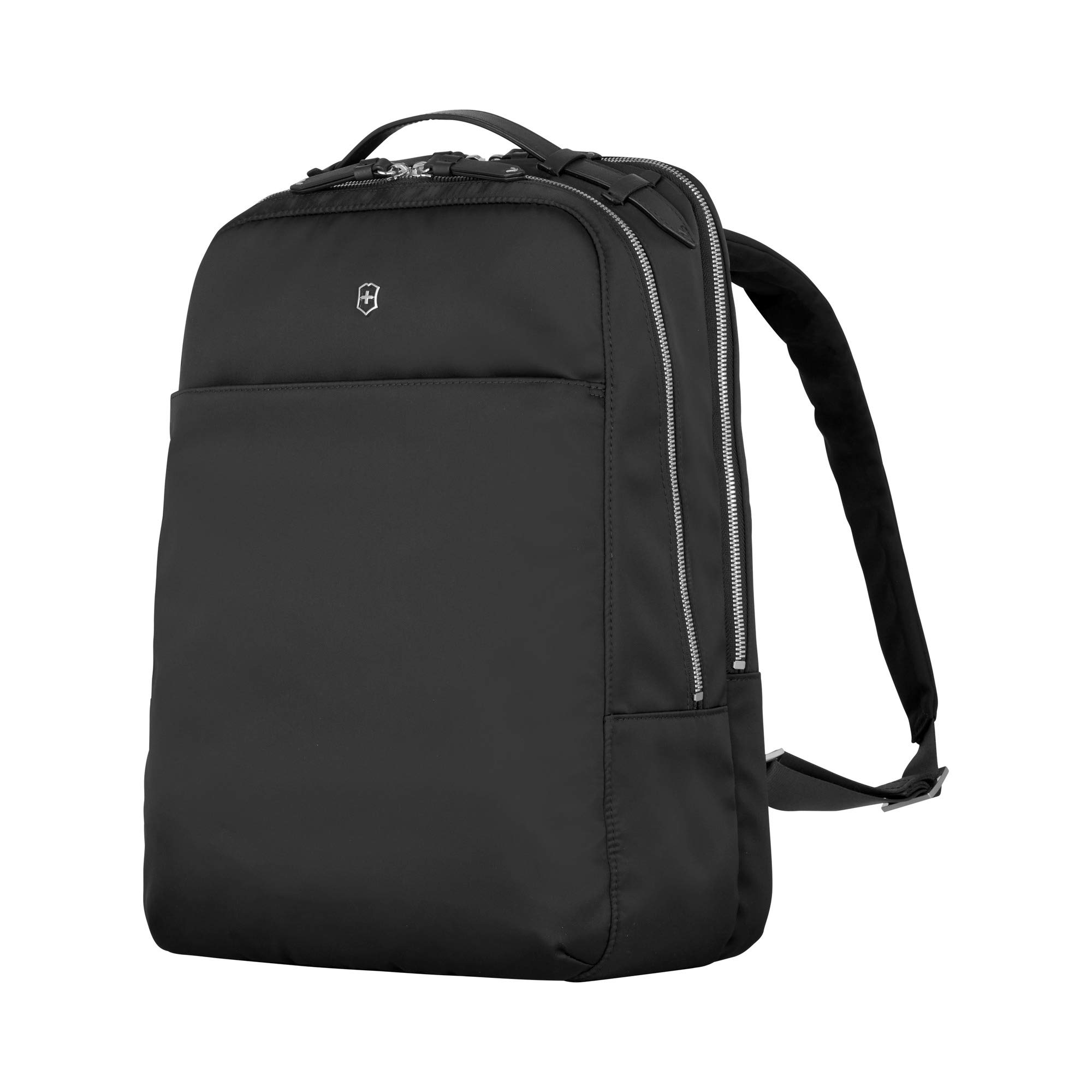 Victorinox Victoria 2.0 Deluxe Business Backpack for Men & Women - Black Laptop Backpack with USB Charging Port - Perfect for Office, Travel & College (One Size)