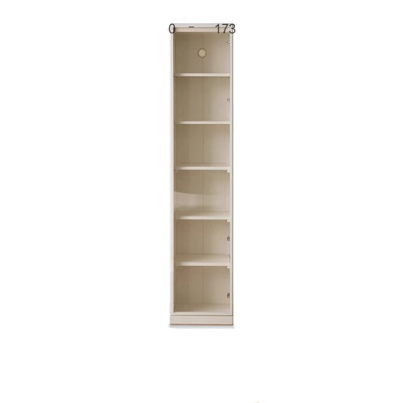 Solid Poplar Wood Bookcase - Wall to Ceiling Bookshelf with Adjustable Shelves for Home Office, Living Room & Library Storage