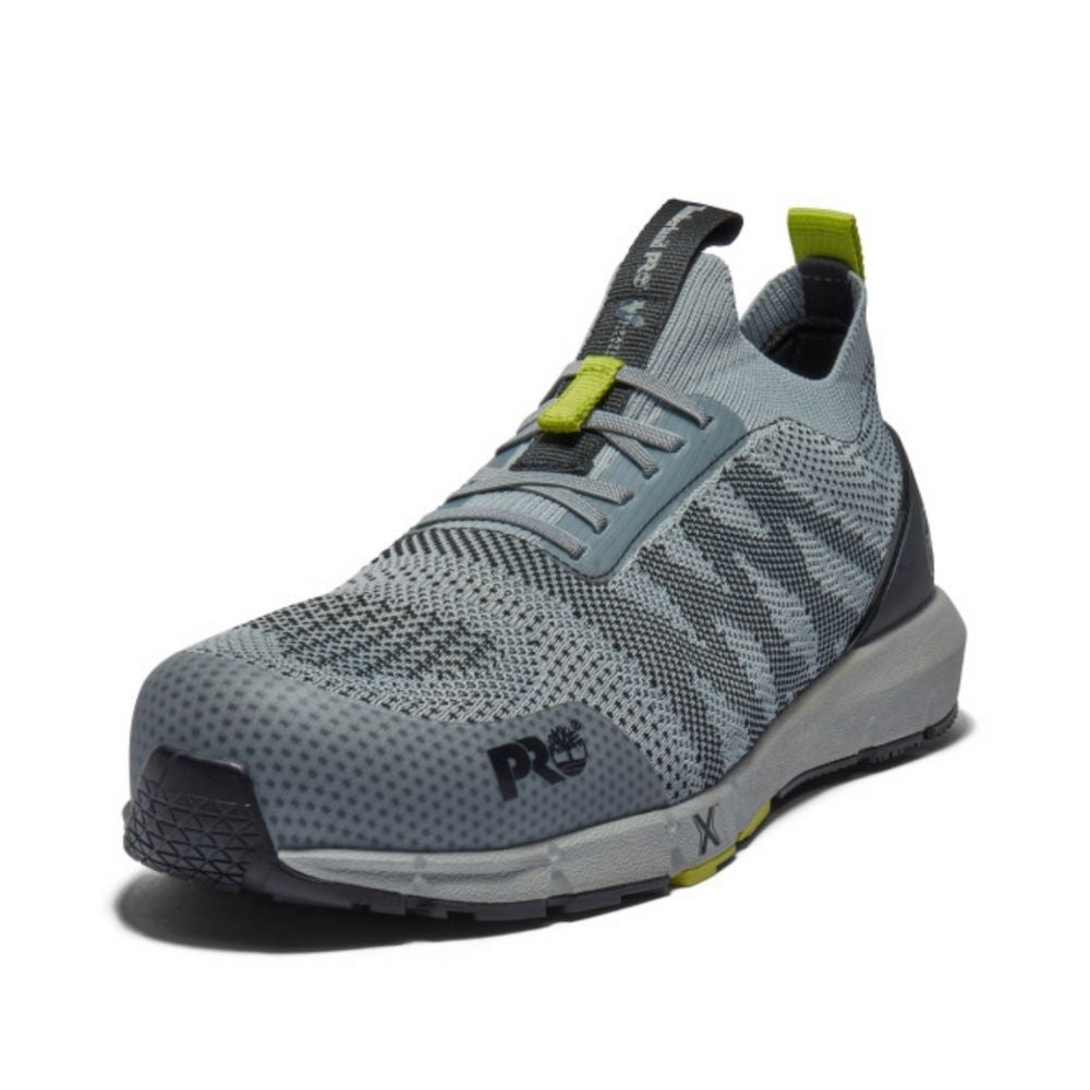 Timberland PRO Radius Knit TB0A41YY065 Men's Composite Toe Work Shoes - Lightweight & Durable Safety Footwear for Construction, Warehouse & Industrial Work (Grey)