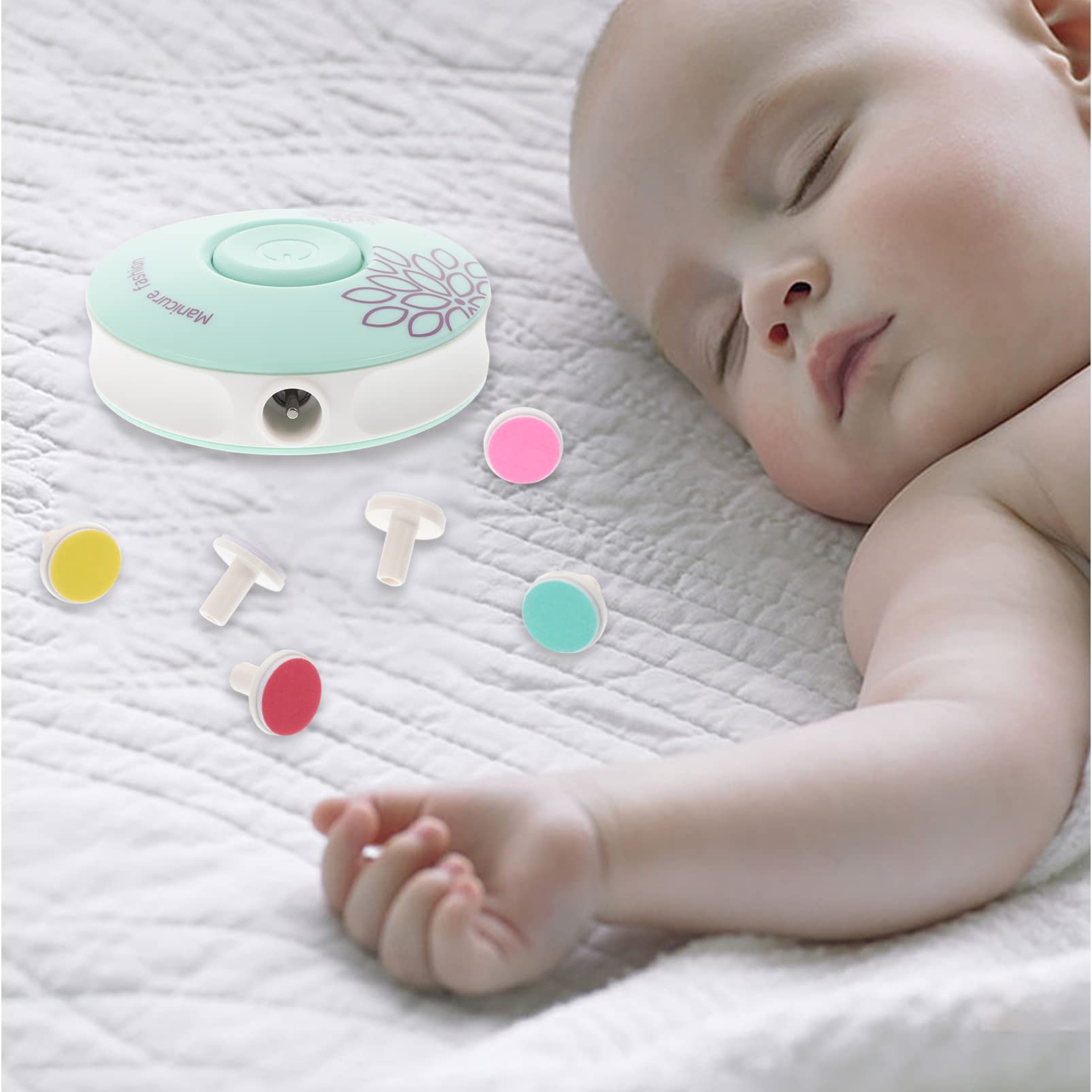 Electric Nail Trimmer for Kids & Babies - Rechargeable Manicure Pedicure Kit with LED Light - Safe & Painless Nail Grinder for Toddlers, Infants & Adults - Perfect for Home Nail Care & Travel Use