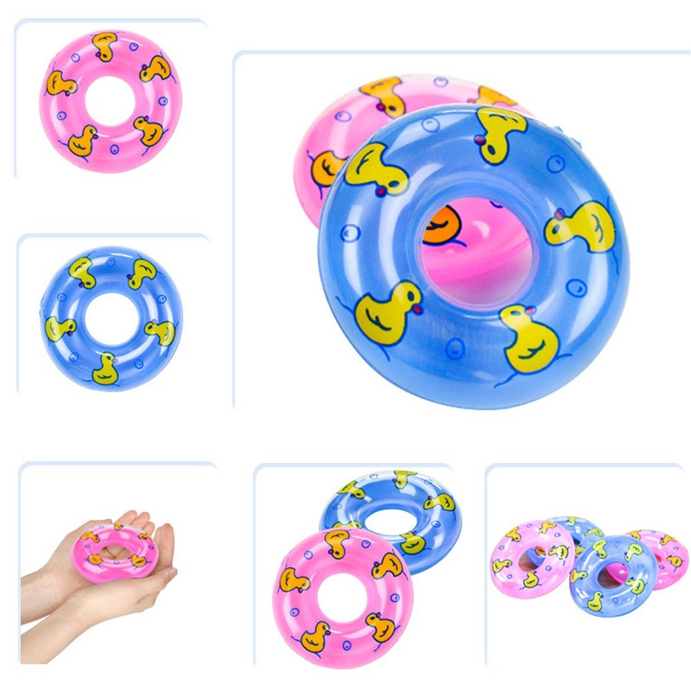 **Best Baby Bath Toys - Cute Floating Water Toys for Infants & Toddlers (Ages 1-3) - Mini Swimming Rings for Pool, Bath & Shower - Perfect Gift for Boys & Girls Birthday Party Favors | Fun Bath Time & Pool Play**