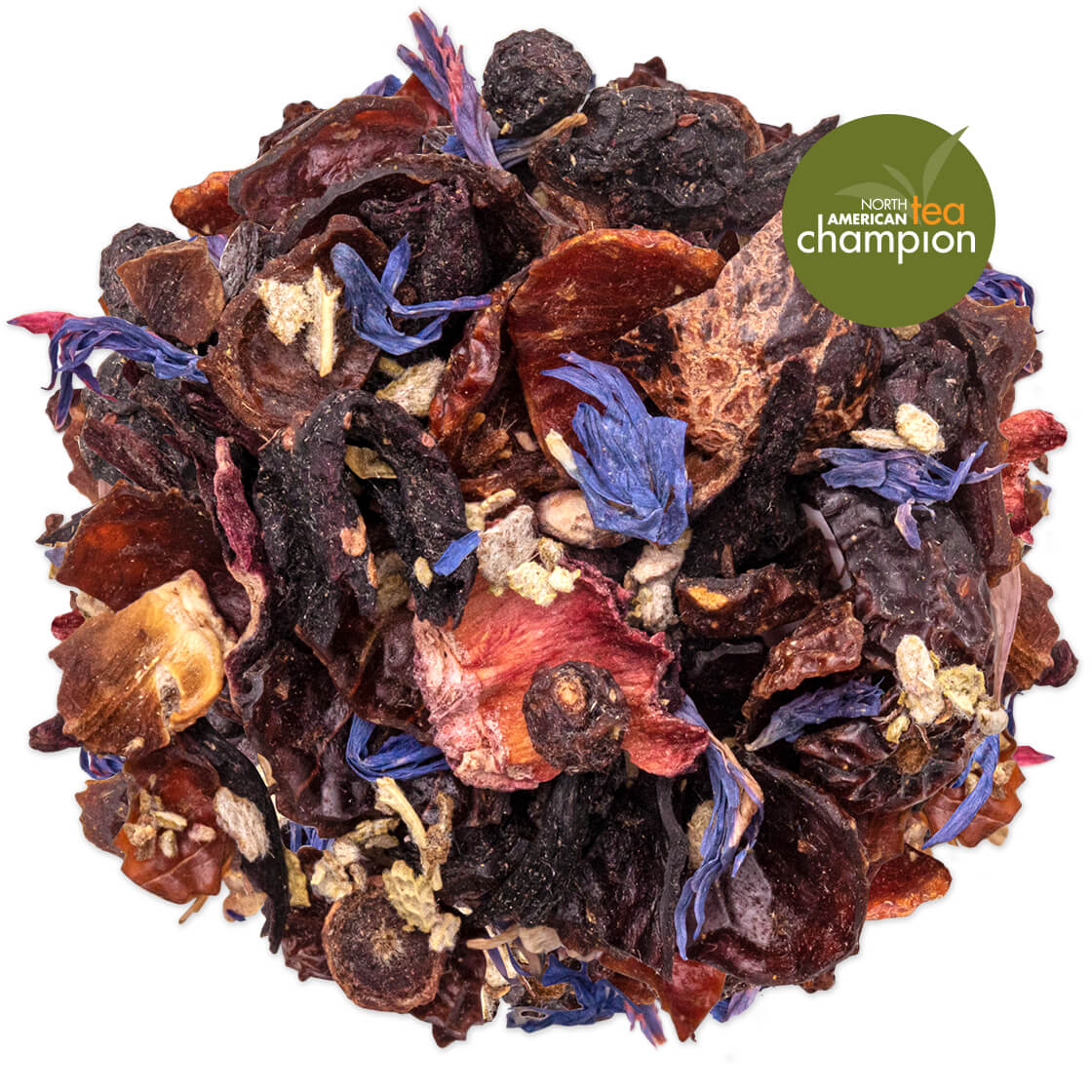 Premium Loose Leaf Blueberry Merlot Black Tea - 1 Pound Bulk Pouch for Hot & Iced Tea Brewing, Gifts & Relaxation