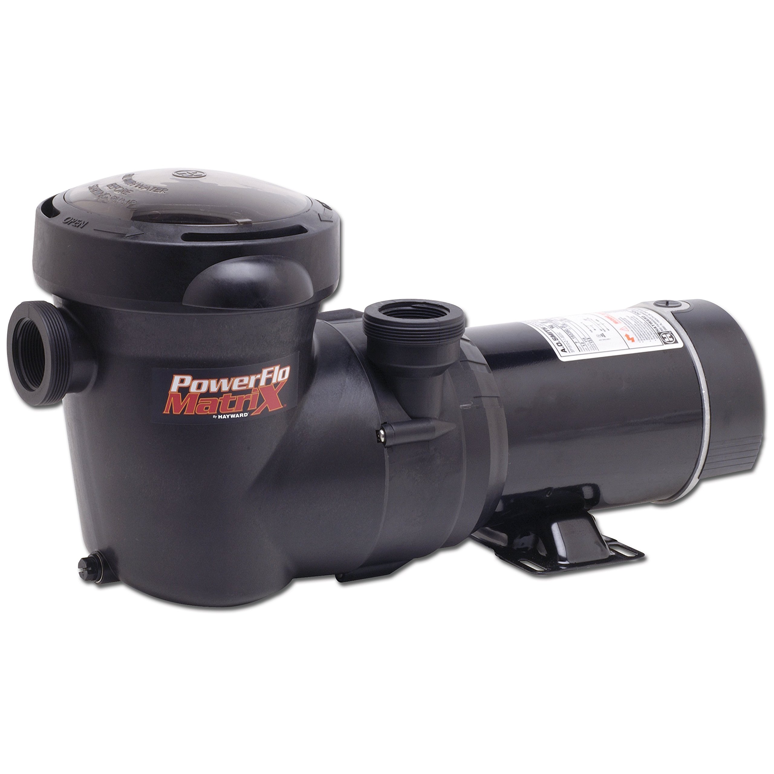 Hayward SP1592 PowerFlo Matrix 1 HP Above-Ground Swimming Pool Pump - Energy Efficient Pool Water Circulation for Clean & Clear Swimming Experience - Perfect for Backyard, Inground & Above Ground Pools