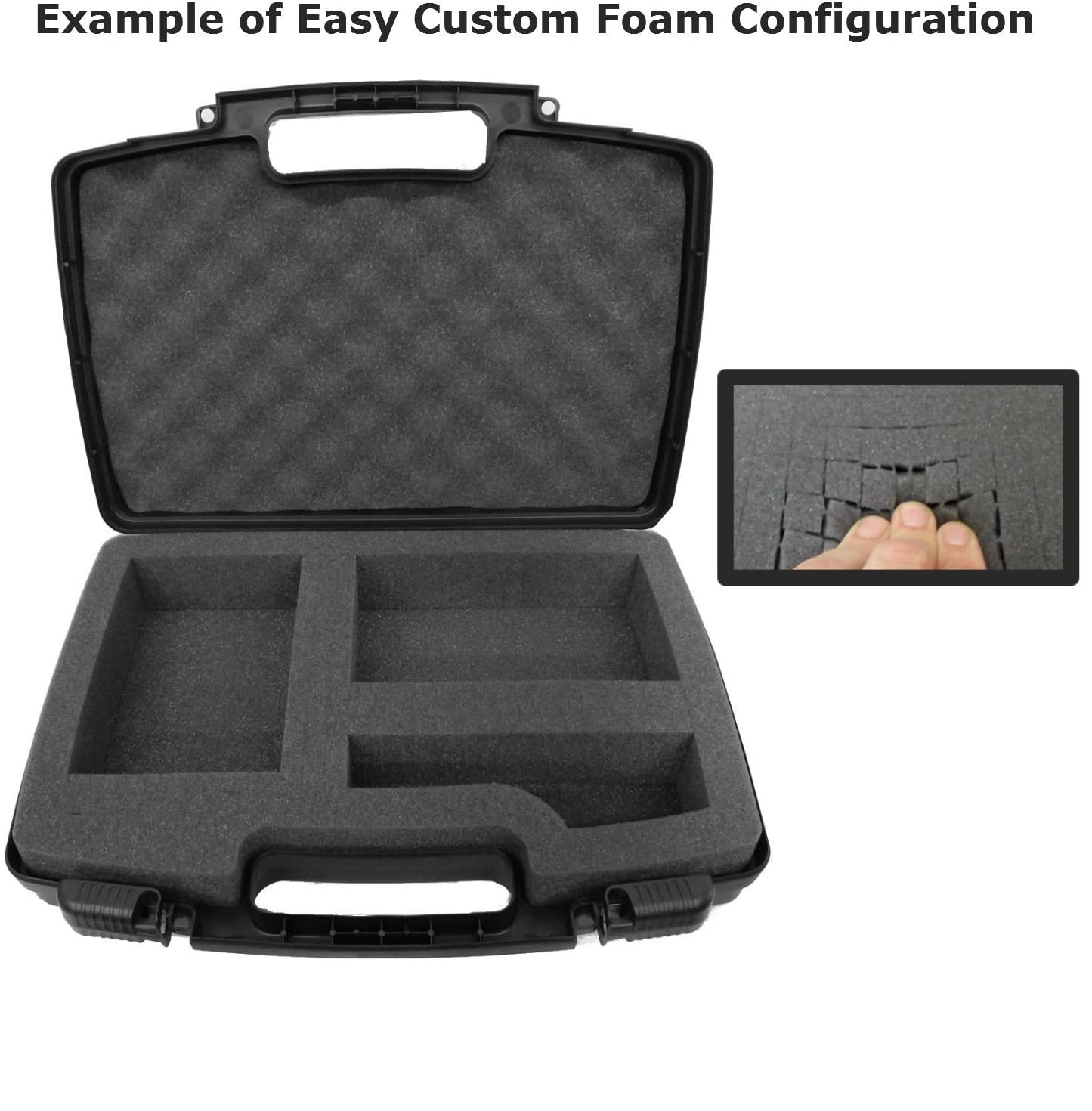 CASEMATIX Mini Drone Travel Case - Compatible with Parrot Airborne Night & Cargo Mini Drone | Holds Hull Bumpers, Charger, Batteries & Accessories | Perfect for Travel, Storage & Drone Protection