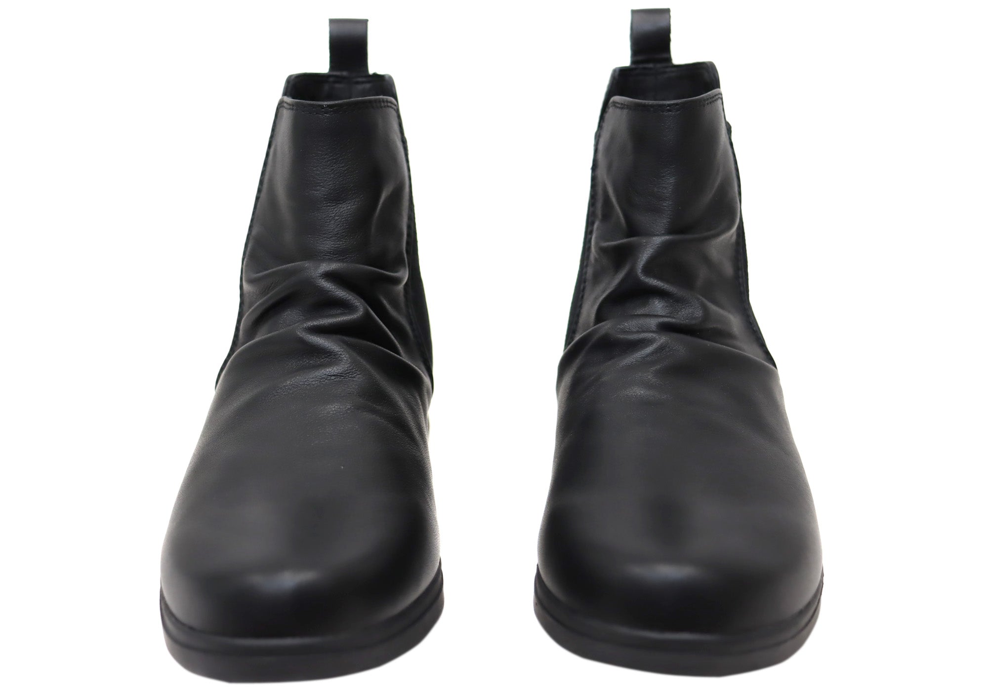 Hush Puppies Women's Comfortable Leather Ankle Boots - Stylish Casual & Work Booties for Everyday Wear, Office, and Outdoor Activities