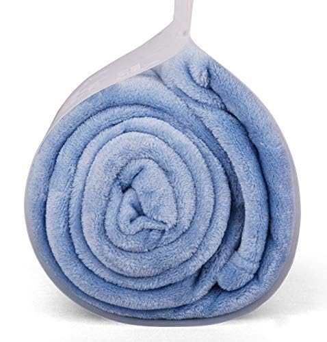 Soft Polyester Fleece Throw Blanket for Couch & Bed - Cozy Lightweight Fuzzy Blanket for Fall Decor - 51