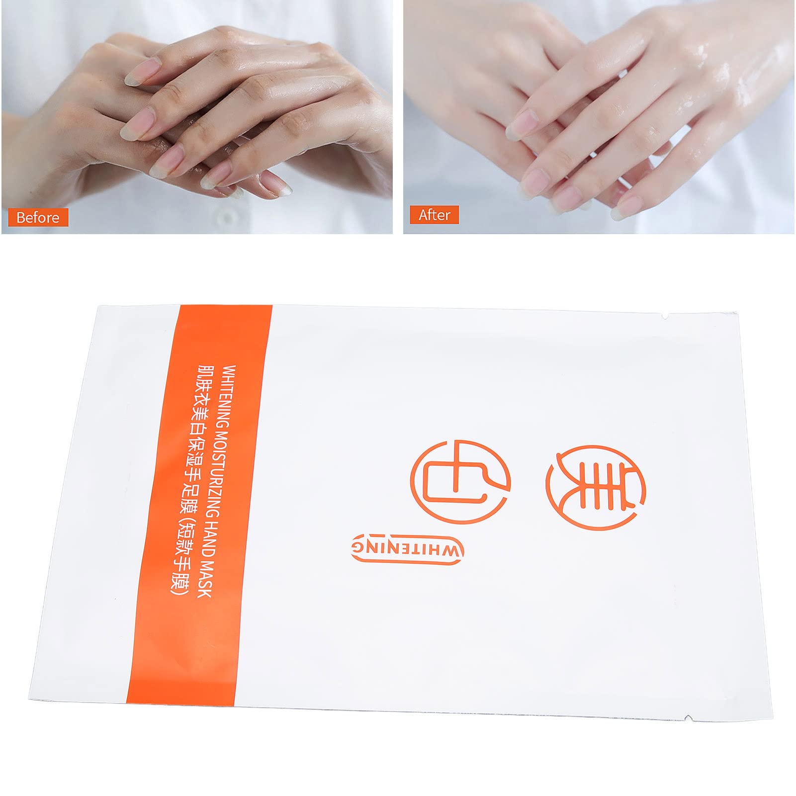 Whitening Hand Mask for Skin Rejuvenation - DIY Hand Care Treatment for Dry, Rough Skin - Perfect for Spa Nights & At-Home Self Care