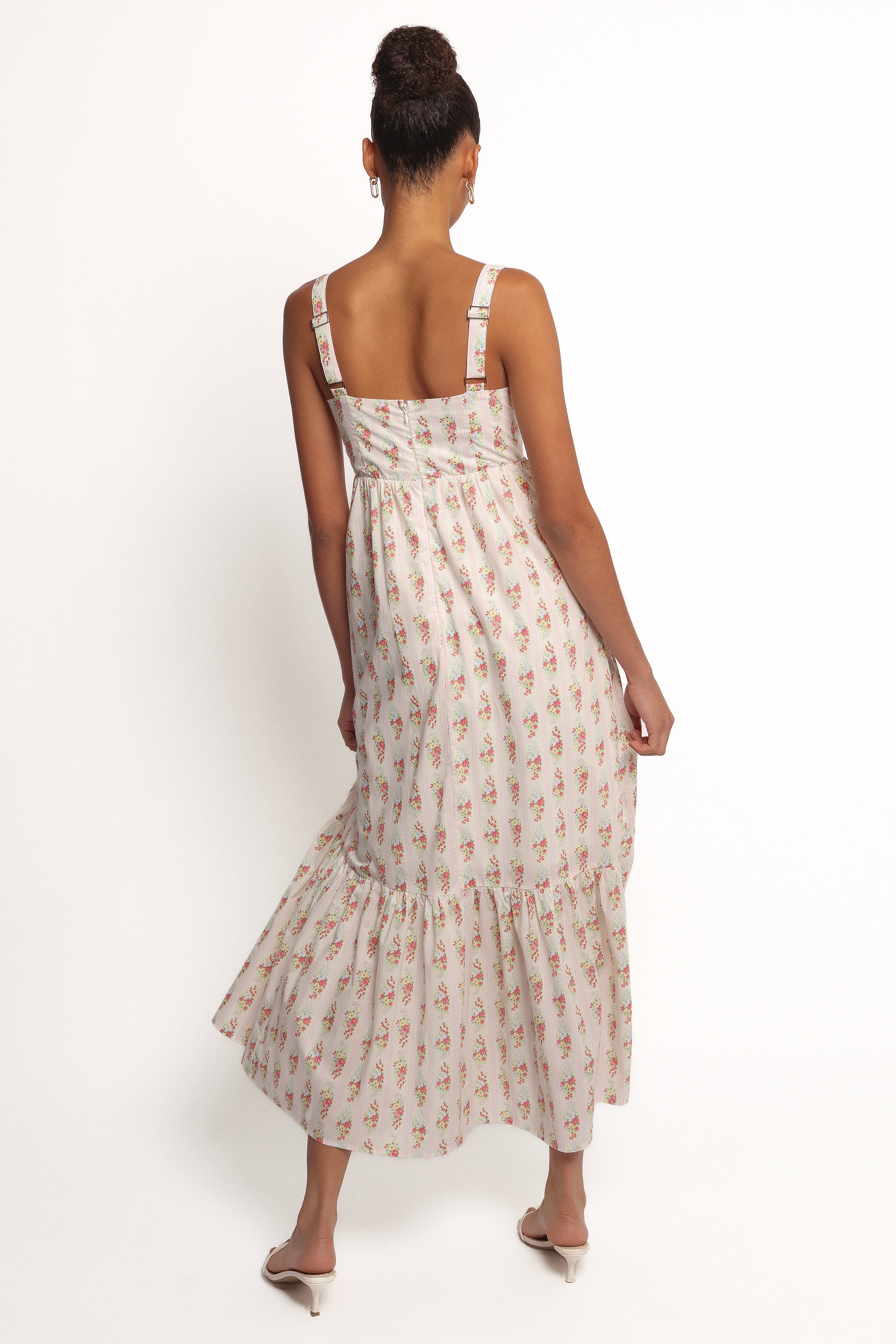 Gabriela Elegant Maxi Dress for Women - Off White | Summer Beach Wedding Party Formal Evening Gown | Perfect for Vacations, Date Nights & Special Occasions