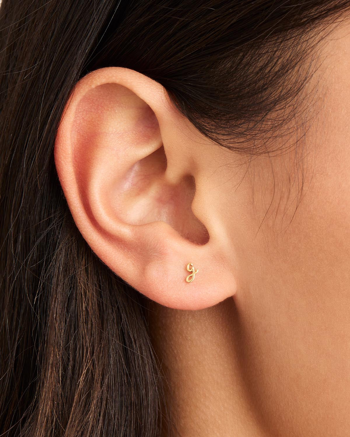 14K Solid Gold Love Letter Earrings - Dainty Romantic Jewelry for Women - Perfect Gift for Anniversary, Valentine's Day & Everyday Wear