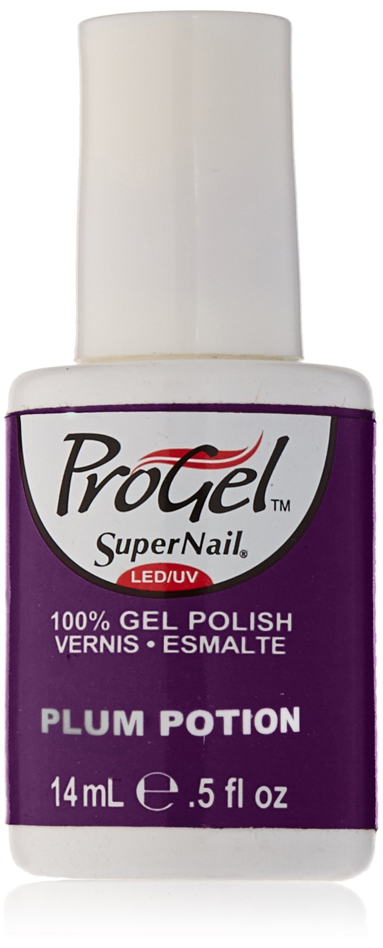 Supernail Gel Polish for Nails - Plum Potion Shimmer, 0.5 Fl Oz | Long-Lasting UV/LED Nail Polish for Salon-Quality Manicures at Home | Perfect for Parties, Weddings & Special Occasions