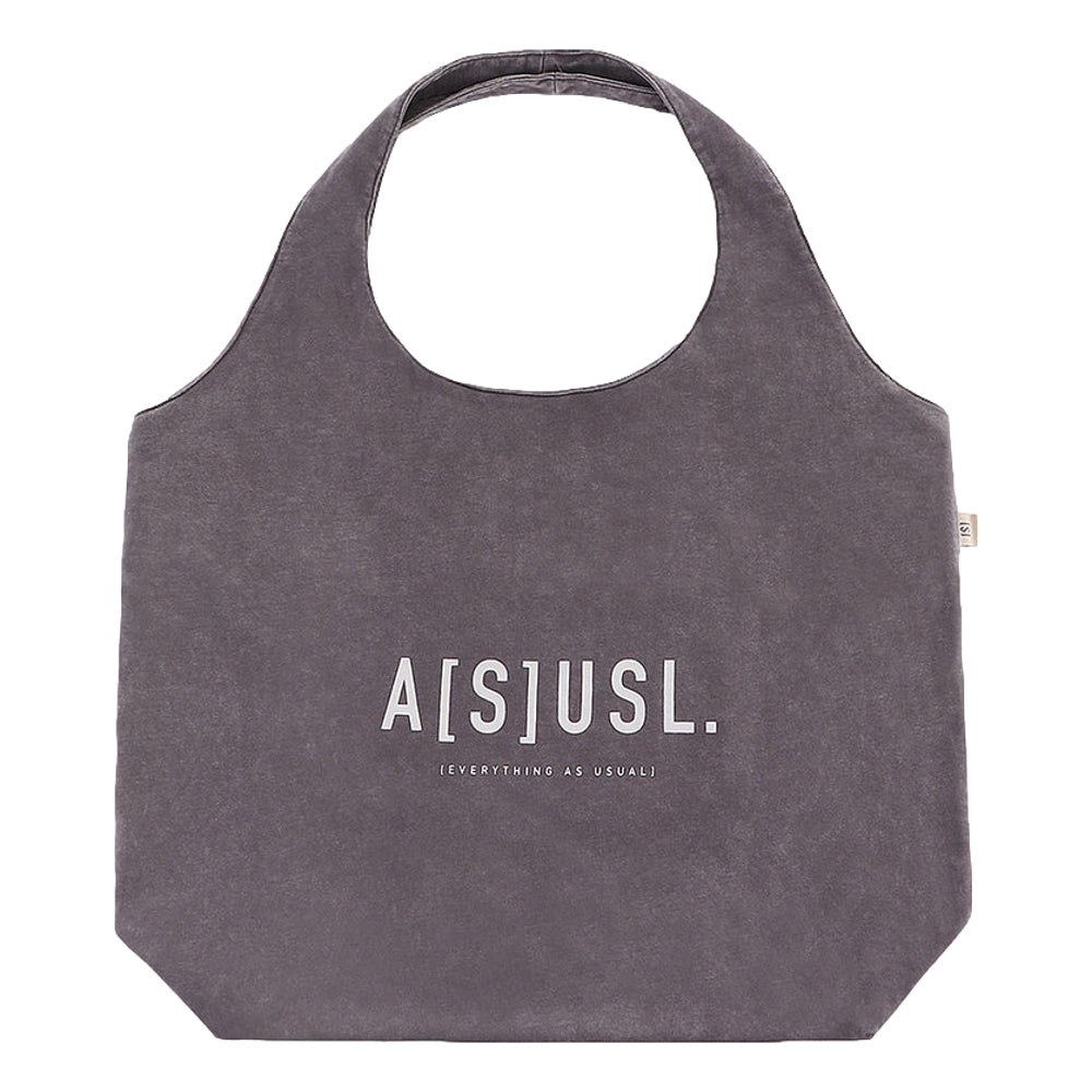 ASUSL Oversized Snow Wash Tote Bag in Grey - Stylish & Spacious Carryall for Travel, Beach, Shopping & Daily Use