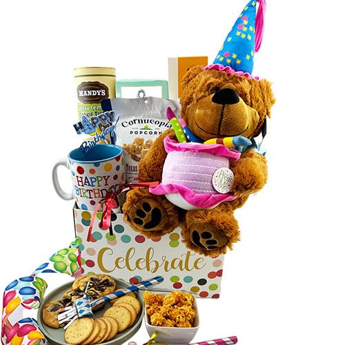 Birthday Serenade Gift Basket - Thoughtful Present for Birthday Celebrations - Perfect for Parties, Anniversaries & Special Occasions