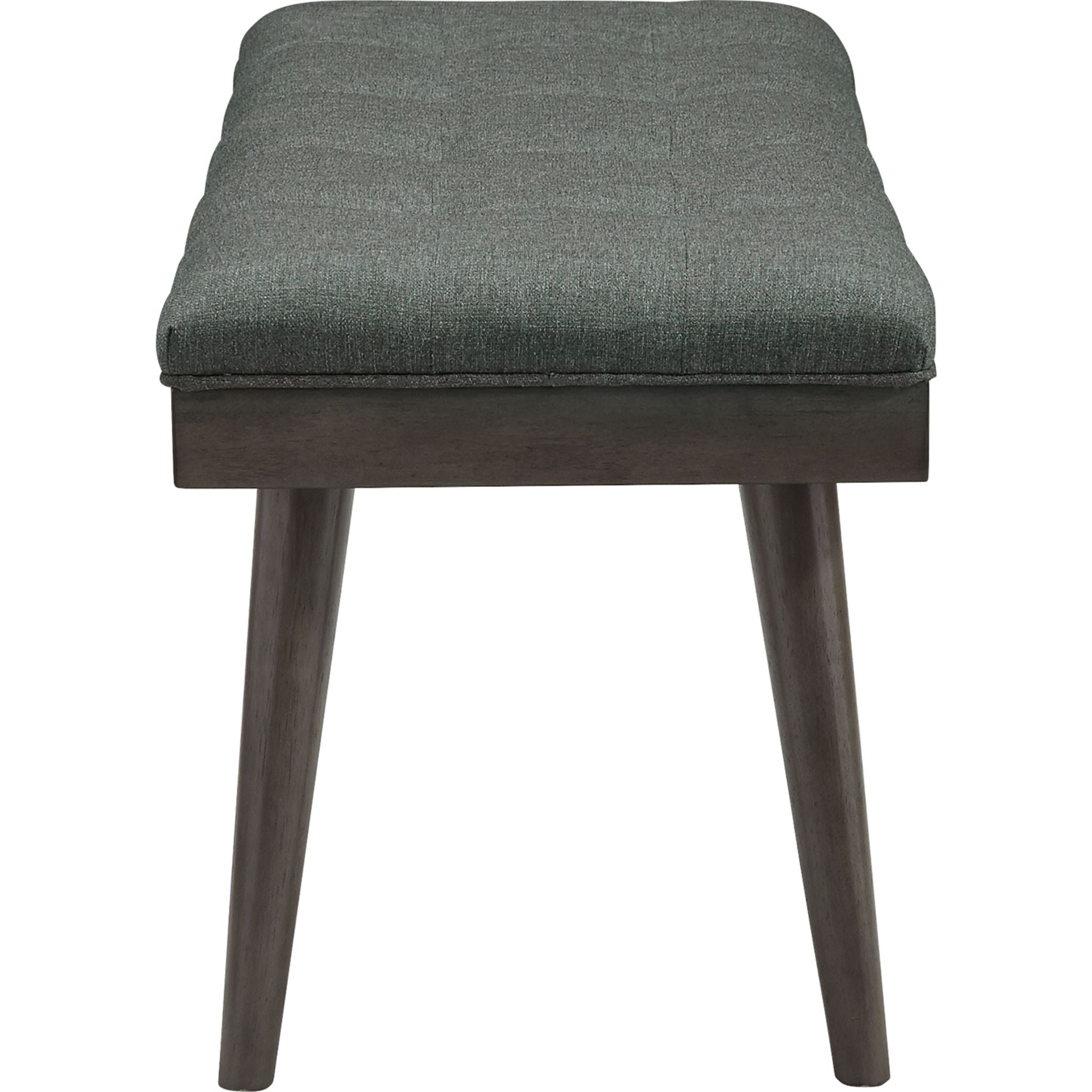 Ashlock Bench - Charcoal Wooden Outdoor Bench for Patio, Garden, and Backyard - Durable & Weather-Resistant Seating for Relaxing and Entertaining