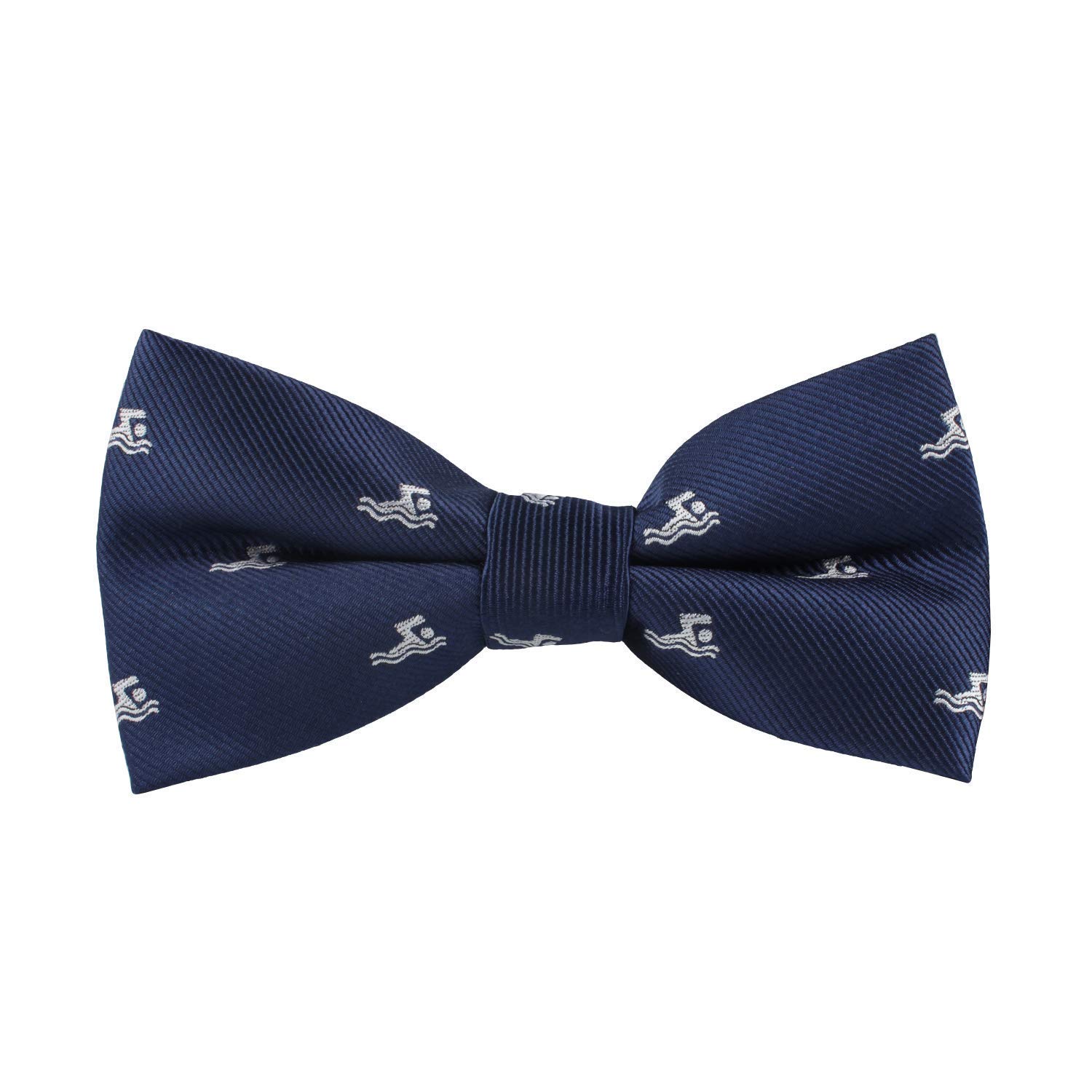 **AUSCUFFLINKS Men's Swimming Socks & Bowtie Combo – Triathlon Swim Socks, Swim Instructor Coach Fun Bowtie – Ideal for Iron Man, Swim Training & Gifts**    *(Use for triathlon races, swim training, pool workouts, or as a fun gift for swim coaches and instructors!)*