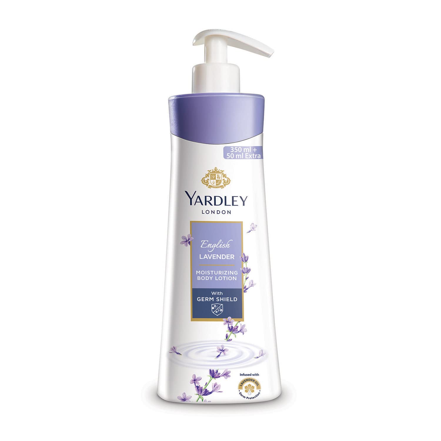 Yardley English Lavender Hand & Body Lotion for Women - 400ml (350ml + 50ml) & Yardley London English Lavender Luxury Soap Gift Set - 3 x 100g | Moisturizing & Relaxing Lavender Scent for Bath, Shower & Spa | Perfect for Dry Skin Care & Aromatherapy