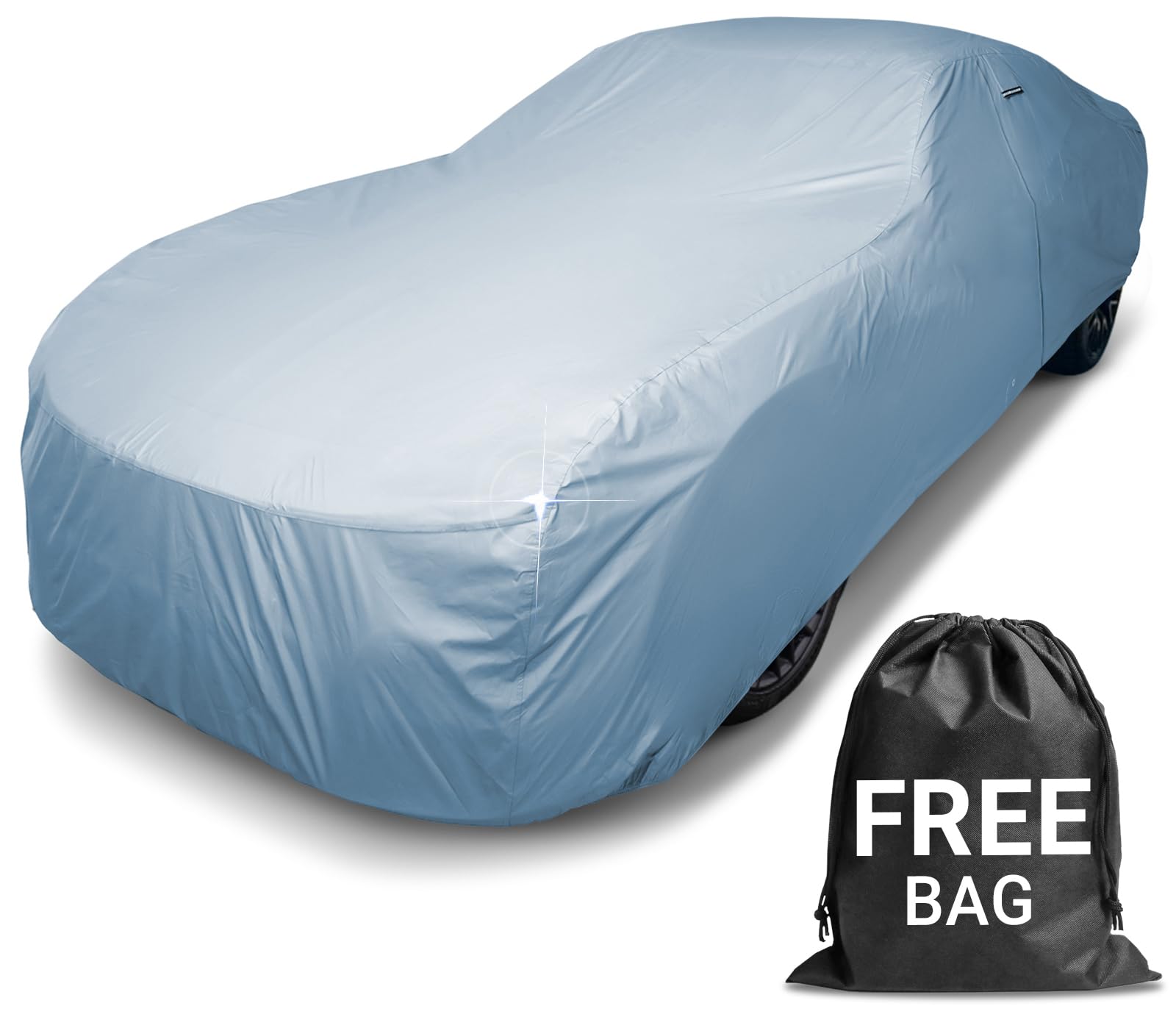 Premium Waterproof Car Cover for Toyota Corolla 1968-1981 - All Weather Protection, UV Resistant, Indoor/Outdoor Use with Straps | Perfect for Sun, Snow, and Storm Protection During Parking, Storage, and Travel
