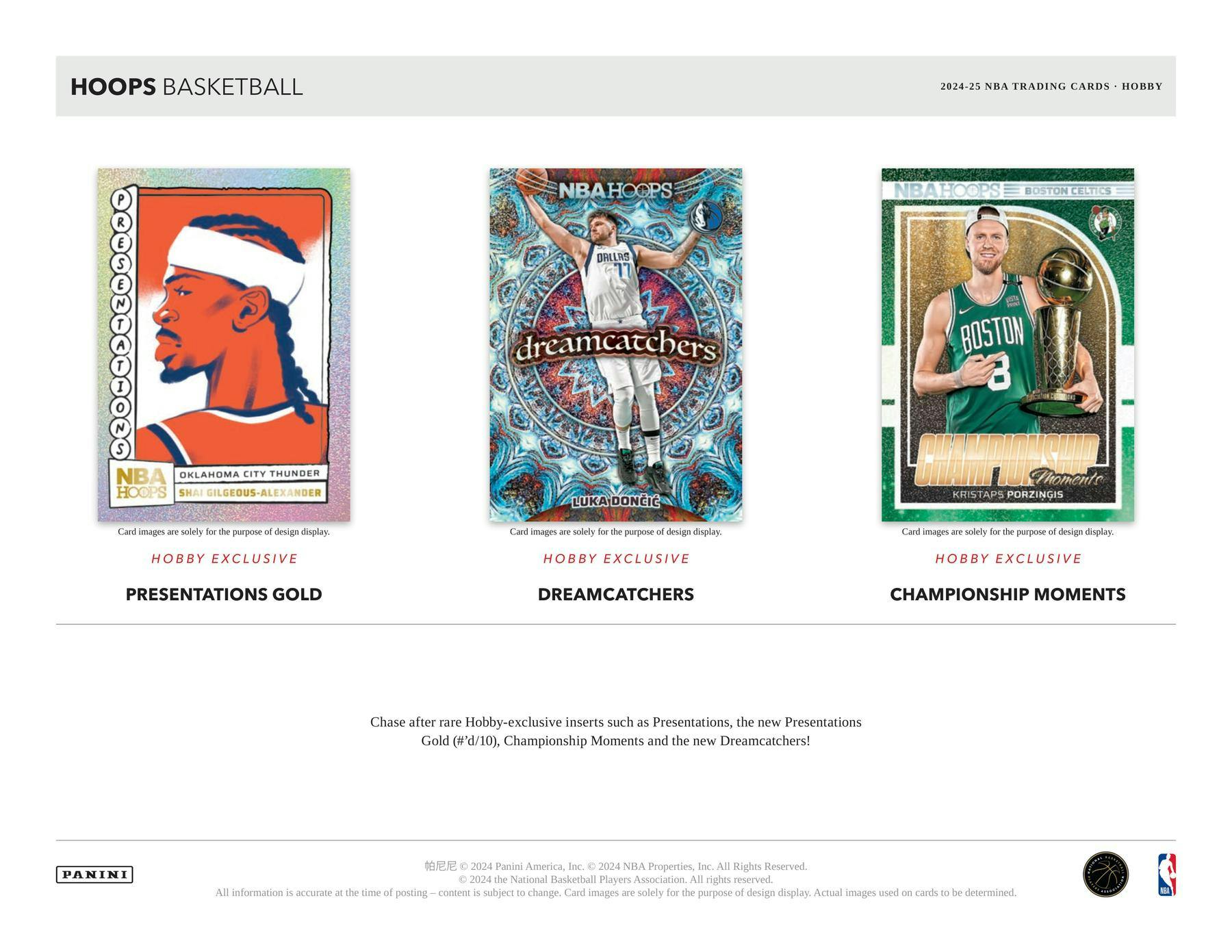 2024-2025 Panini Hoops Basketball Hobby Box - 24 Packs with Exclusive NBA Trading Cards - Perfect for Collectors, Fantasy Leagues & Gift Giving