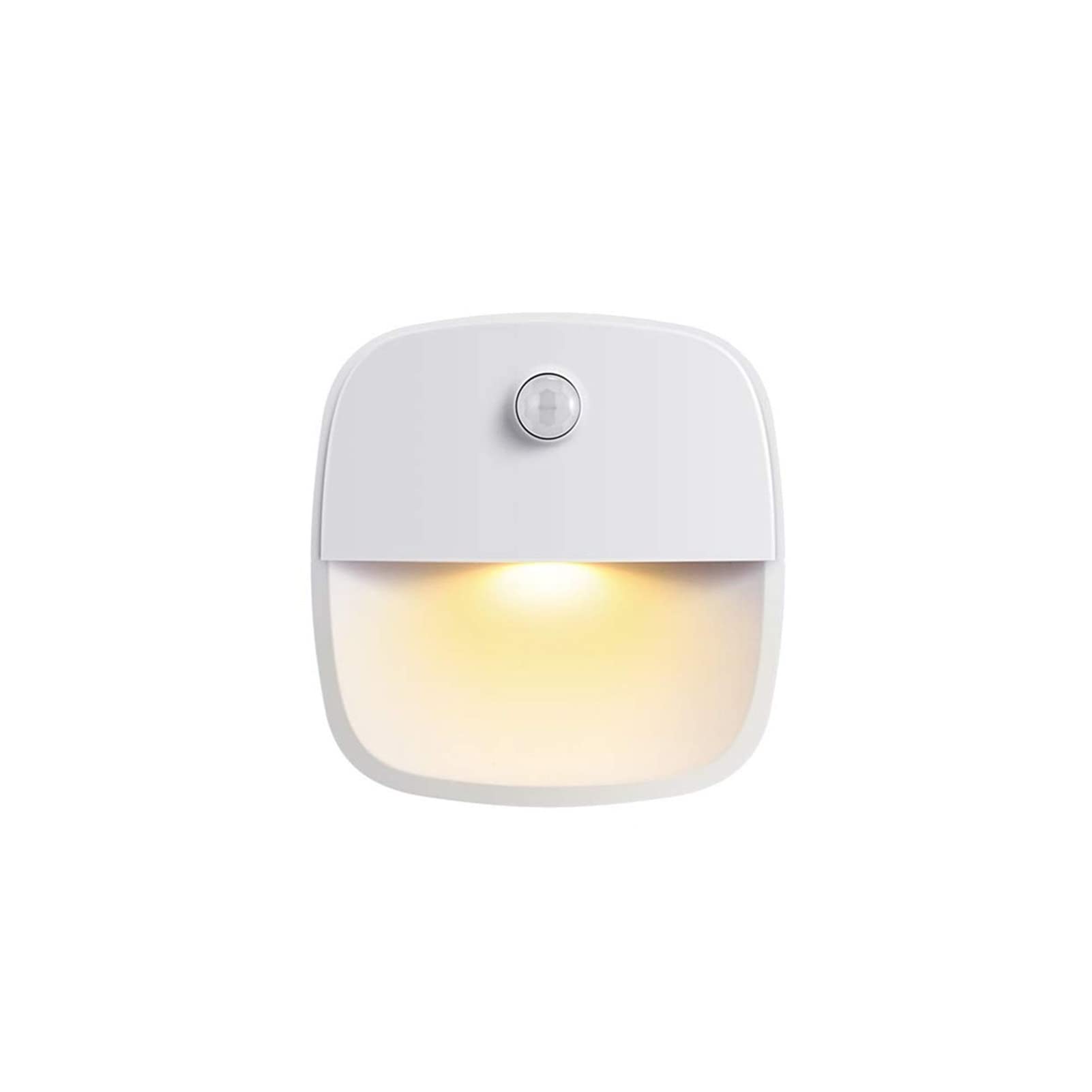Smart Motion Sensor Night Light - Battery Operated LED Bedside Lamp with Auto On/Off for Kids Bedroom, Hallway, Bathroom & Stairs (Warm White) - Perfect for Safe Nighttime Navigation and Child Safety