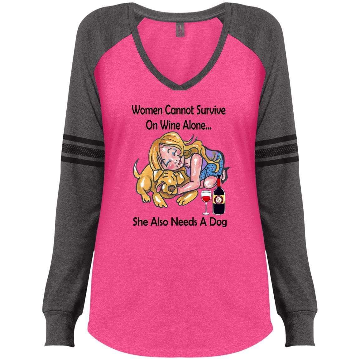 Heathered Dark Fuchsia/Heathered Charcoal