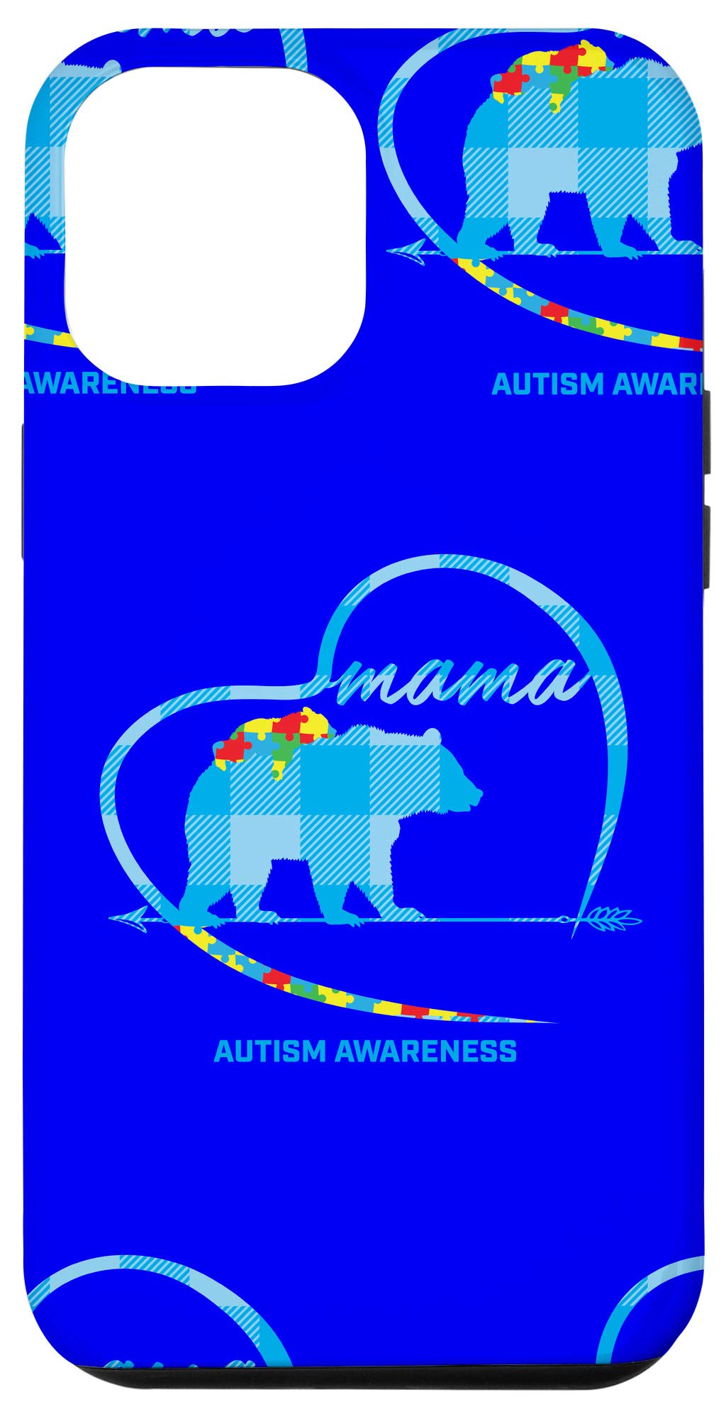 iPhone 12 Pro Max Autism Awareness Phone Case - Puzzle Piece Design for Autism Moms | Durable Protective Cover for Daily Use & Special Needs Support