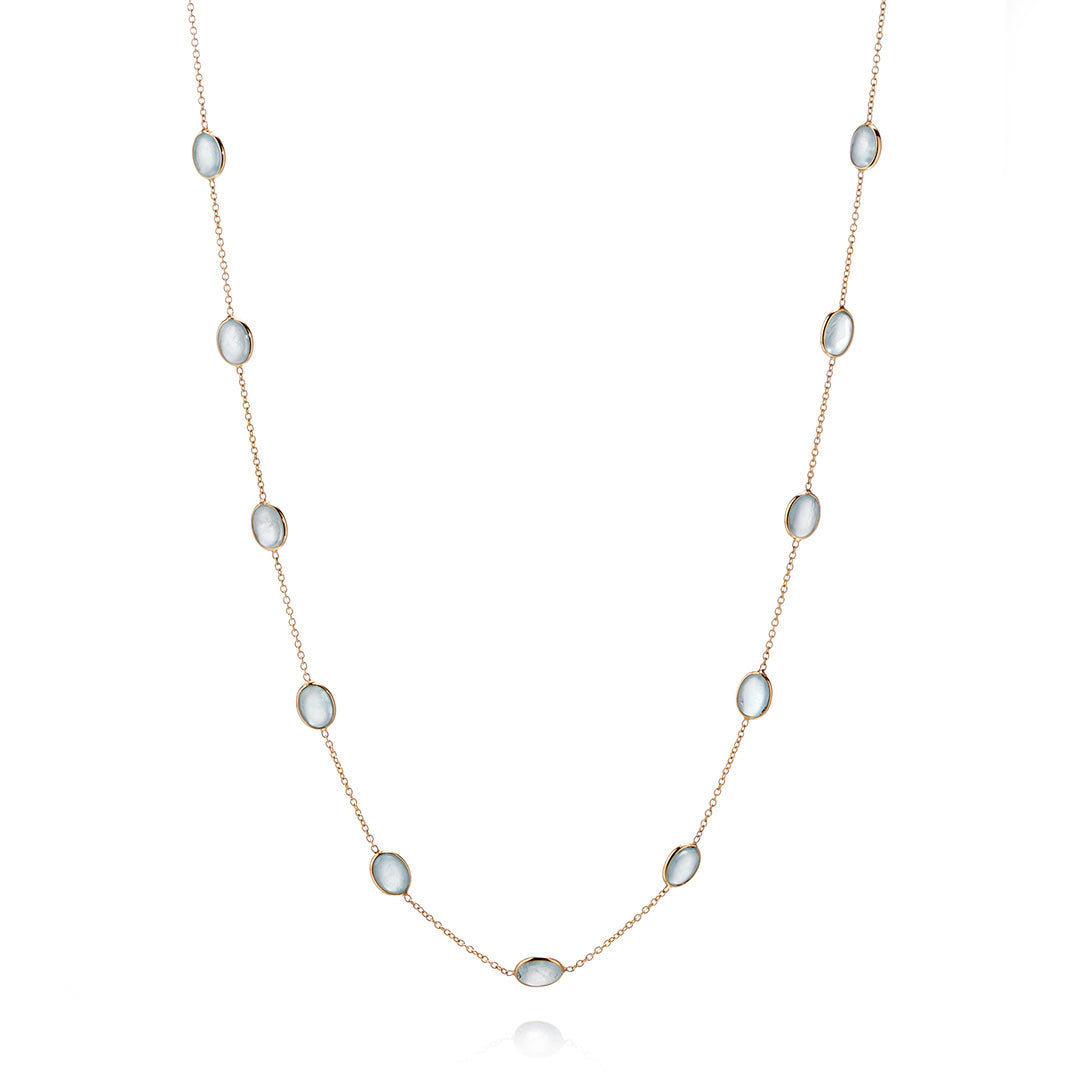 Aquamarine Pendant Necklace for Women - Elegant Birthstone Jewelry Gift for Mom, Wife, or Girlfriend - Perfect for Weddings, Anniversaries & Special Occasions