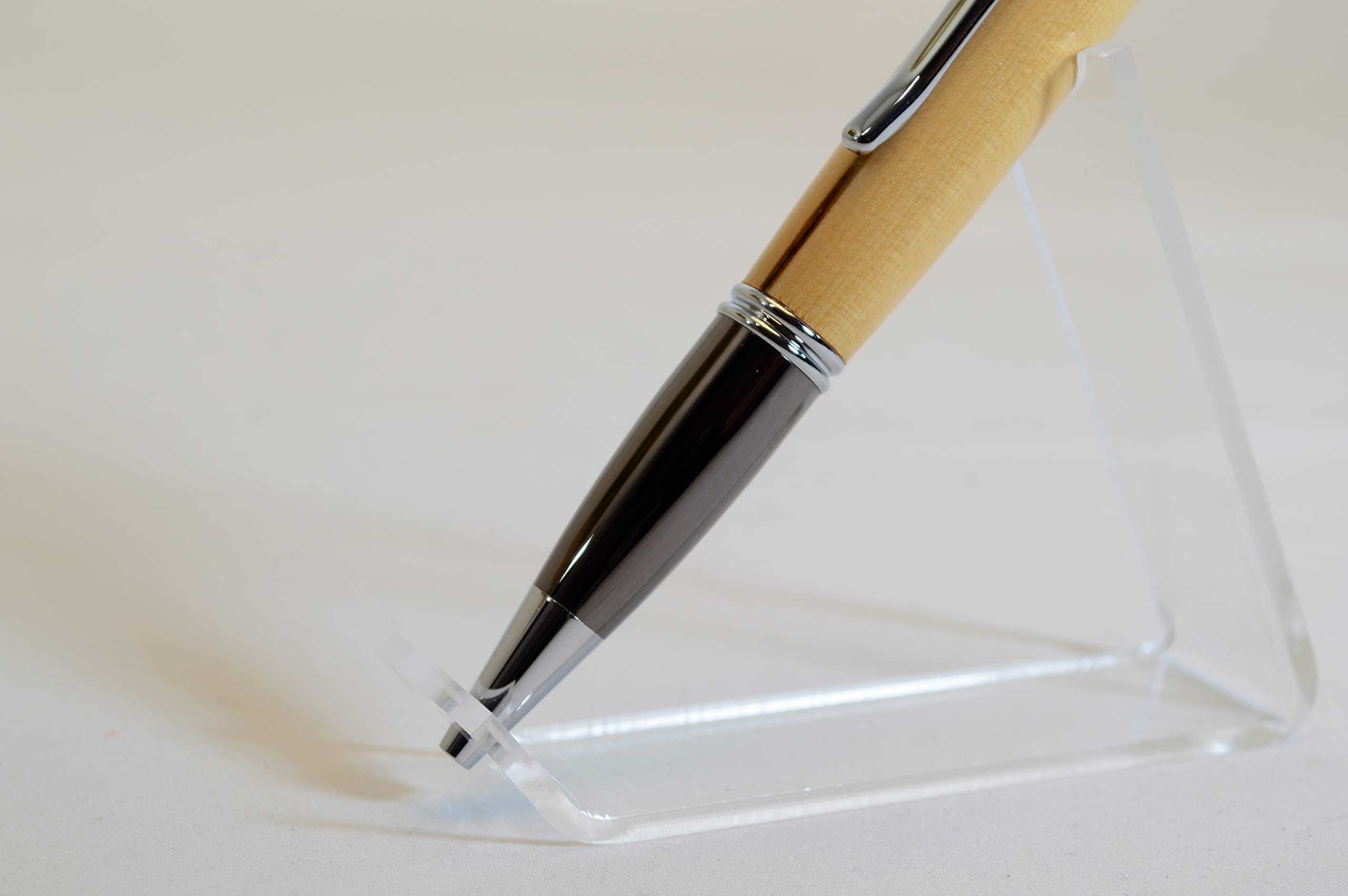 Tulane Stadium Twist Pen in Gunmetal and Chrome - Premium Ballpoint Pen for Office, Business Gifts & College Graduation Presents - Perfect for Writing, Signing Documents & Everyday Use