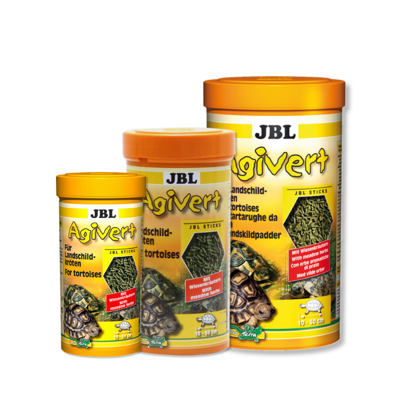 JBL Agivert 250ml - Premium Vegetable-Based Turtle Food for Aquatic Turtles | Nutritious Daily Diet for Red-Eared Sliders & Other Herbivorous Turtles | Perfect for Aquarium & Pond Feeding