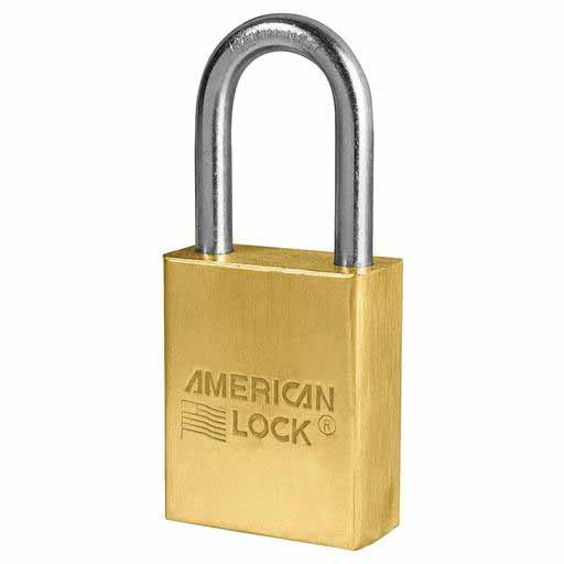 American Lock A2010KA5PN 34286 A20KA High Security Padlock - Solid Brass Construction, Keyed Different - Ideal for Lockers, Toolboxes & Outdoor Gates
