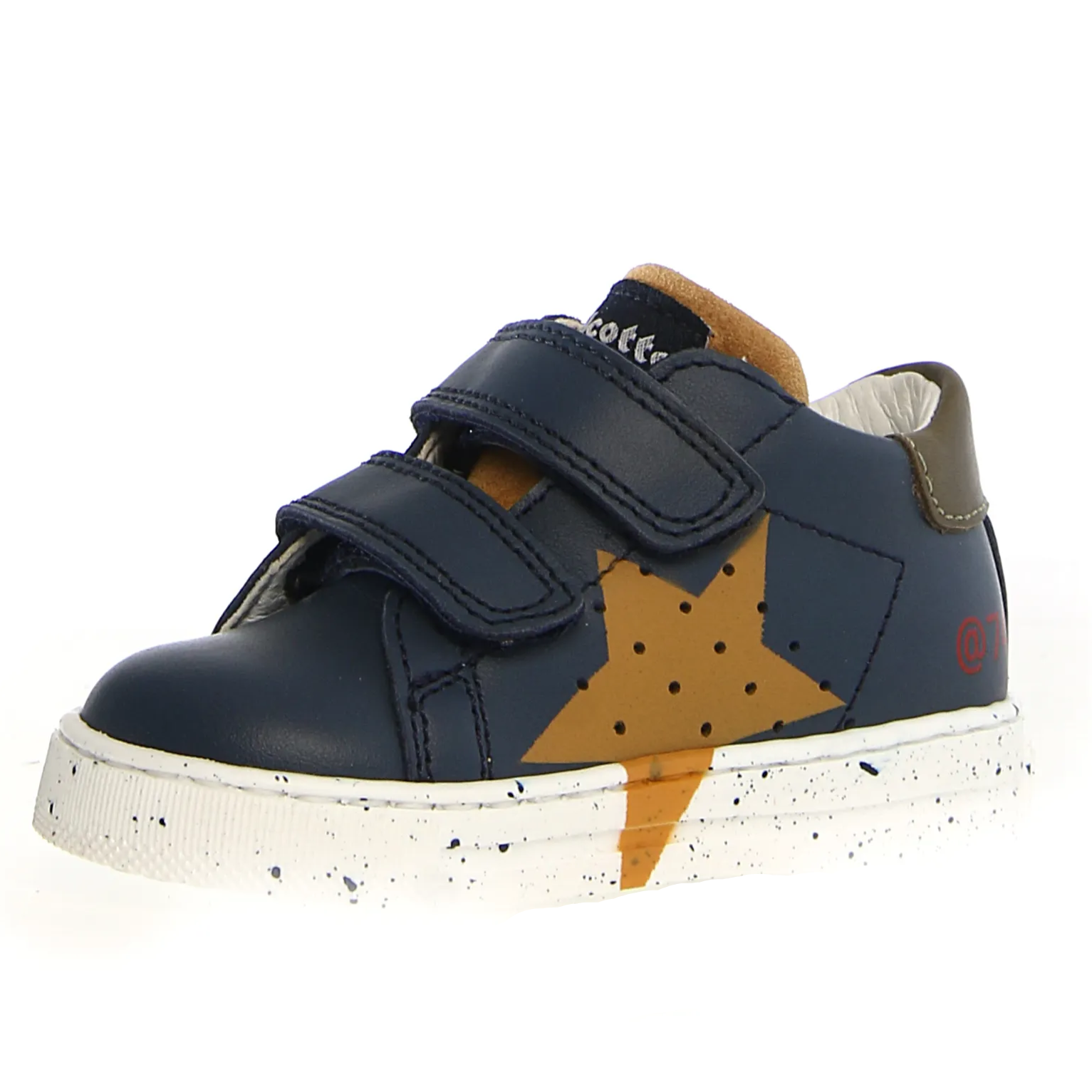 Falcotto Salazar 3 VL Boys' Casual Sneakers - Indigo/Zucca Color | Comfortable Kids' Shoes for School, Play & Everyday Wear
