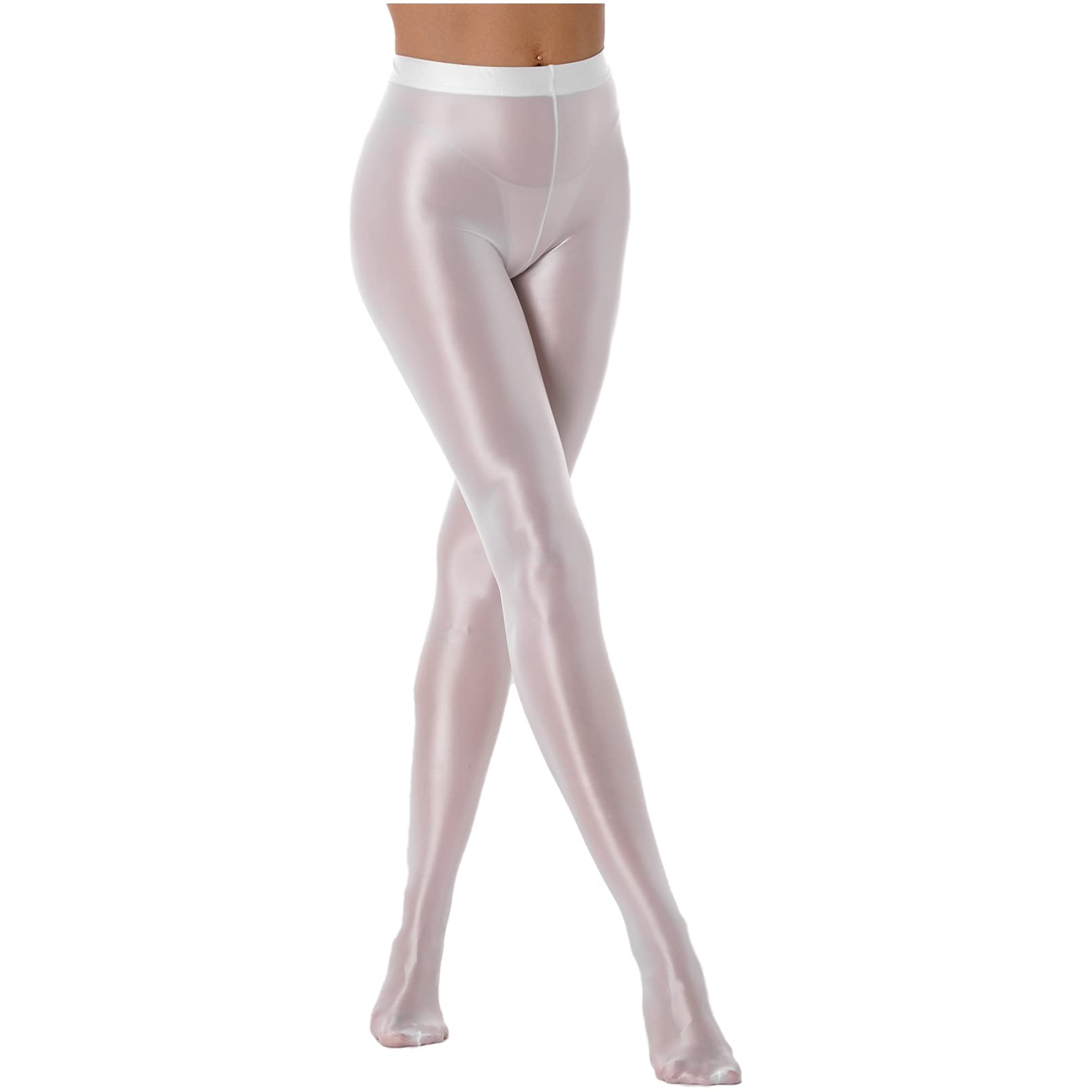 Shiny Women's Pantyhose - Glossy & Thin Sheer Tights for Sexy Leggings & Stockings | Perfect for Parties, Date Nights & Everyday Wear