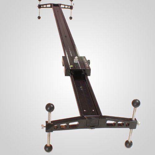 Glide Gear DEV 470 47-Inch Professional Video Camera Track Slider with Adjustable Feet - Perfect for Smooth Cinematic Shots, Vlogging, and Film Production