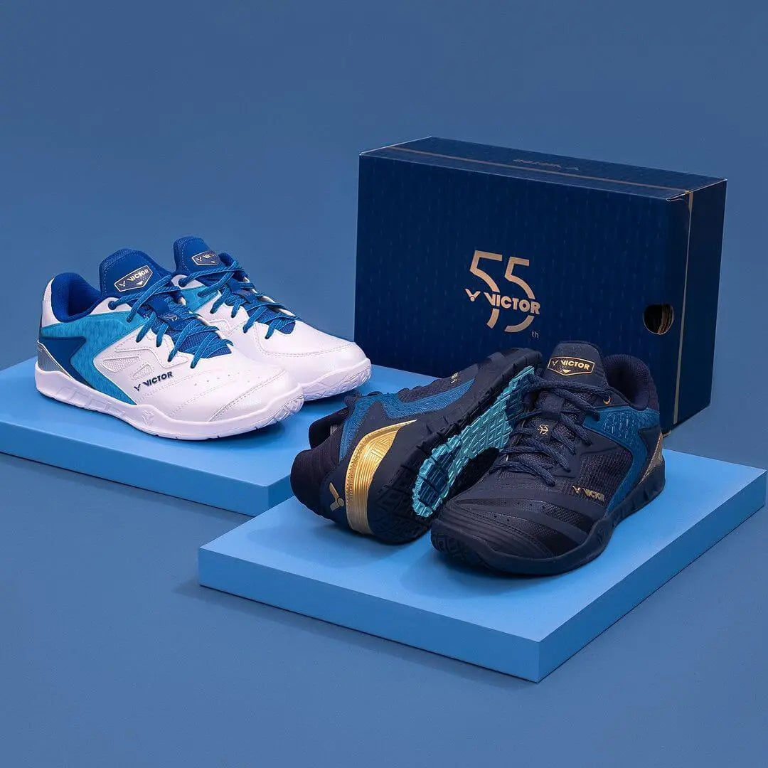 Victor P9200III 55th Anniversary Edition Badminton Shoes - Blue (BX) | Premium Court Footwear for Competitive Play & Training | Ideal for Indoor Sports & Badminton Tournaments