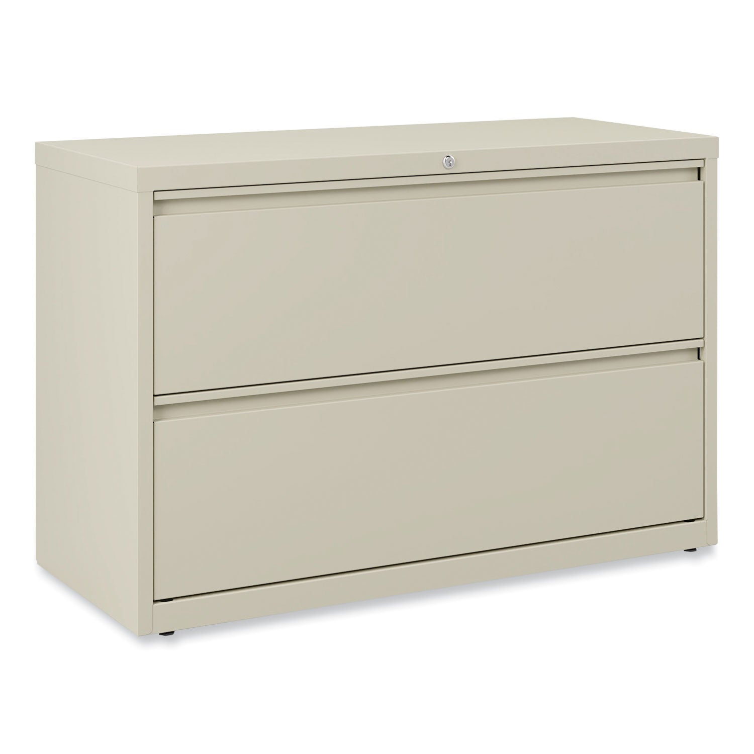 Alera® 2-Drawer Lateral File Cabinet - Legal/Letter Size - Putty Finish - 42