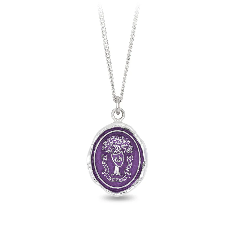 Family Above All Talisman - Mystic Violet Amulet for Protection & Blessings | Perfect for Home Decor, Spiritual Gifts & Positive Energy