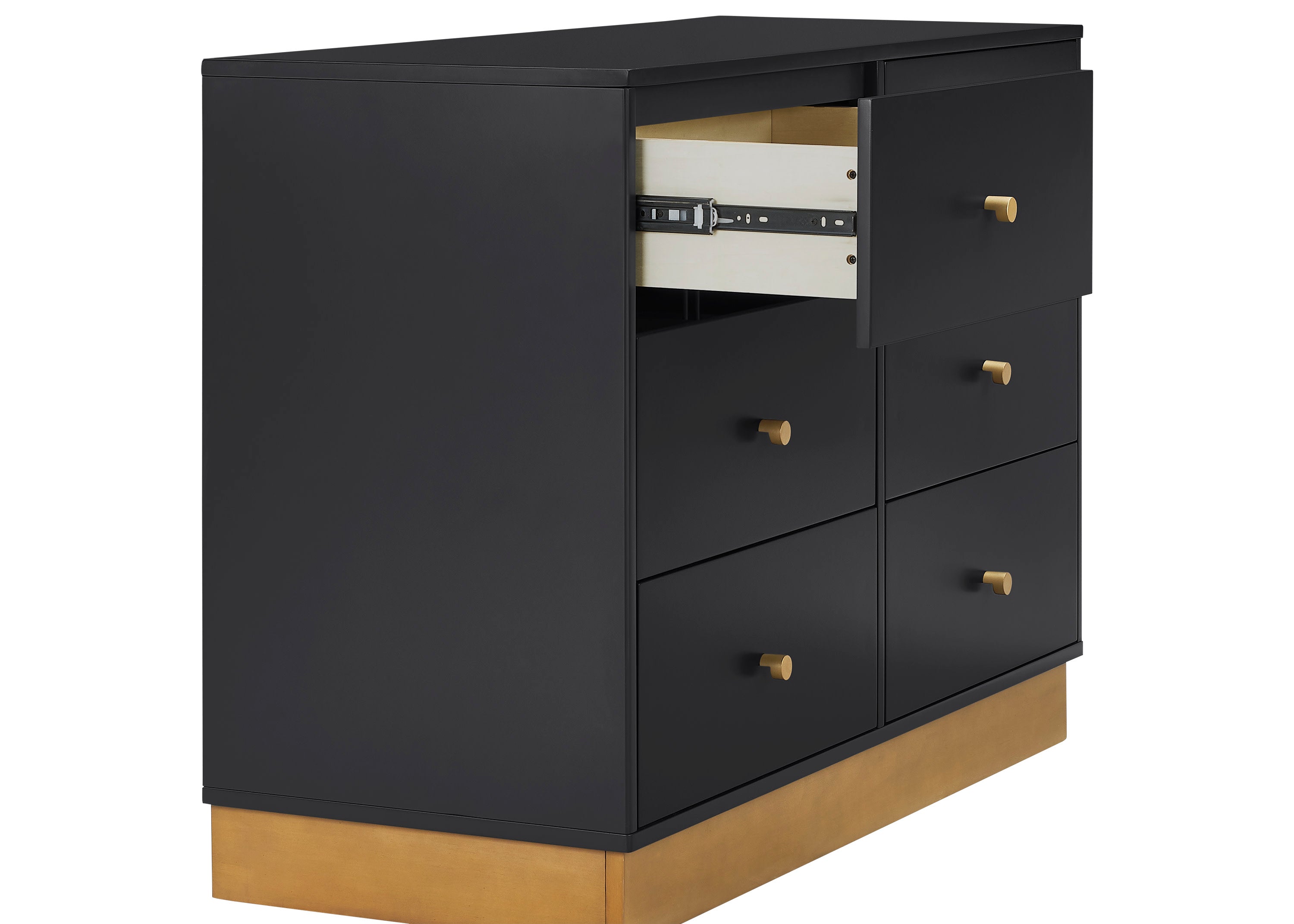 James 6 Drawer Dresser with Interlocking Drawers - Sturdy Wooden Bedroom Furniture for Clothes Storage - Perfect for Master Bedroom, Guest Room & Dorm Organization