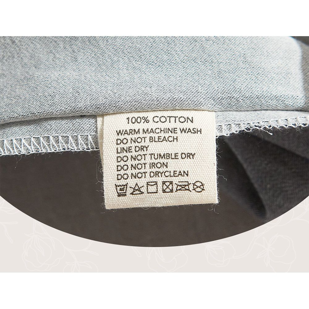 Premium 100% Cotton Sheet Set - Double Size, Dark Blue & Grey - Soft & Breathable for Ultimate Comfort - Perfect for Bedroom, Guest Room & Dorm
