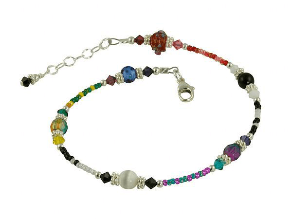 Unique Beaded Anklet - Bohemian Style Handmade Jewelry for Women - Perfect for Beach, Festival & Summer Outfits