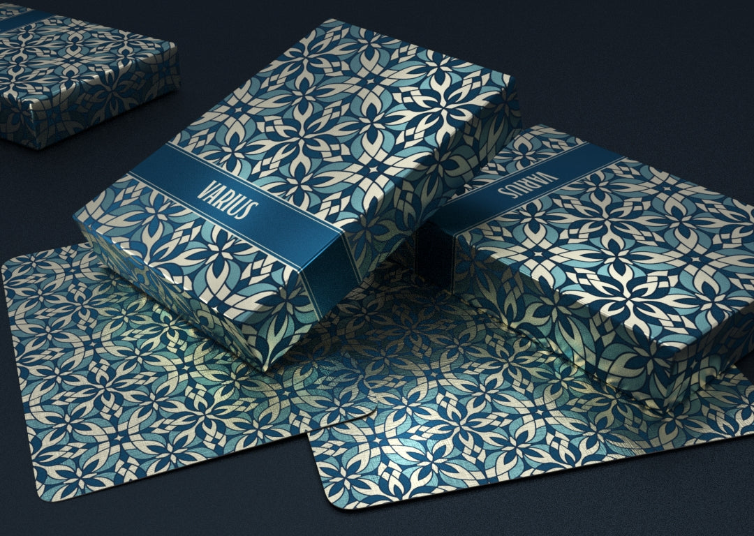 Varius Playing Cards - Premium Limited Edition Teal Deck for Poker, Magic Tricks & Card Games | Collectible & Gift for Card Enthusiasts