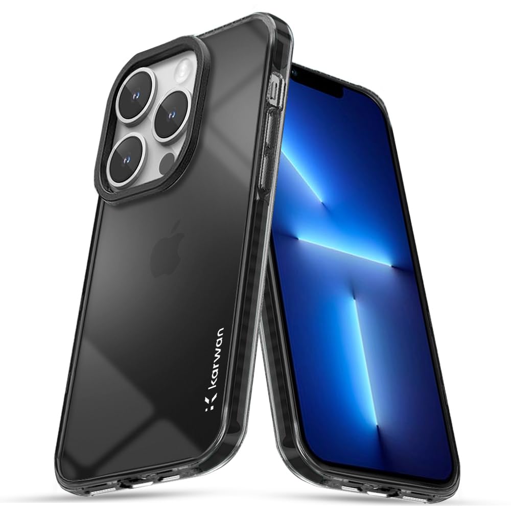 Premium KARWAN® iPhone 11 Pro Case - Shockproof Polycarbonate Back Cover with Full Camera Protection | Slim Fit Protective Phone Case for iPhone 11 Pro (Black) | Perfect for Outdoor Activities, Travel & Daily Use