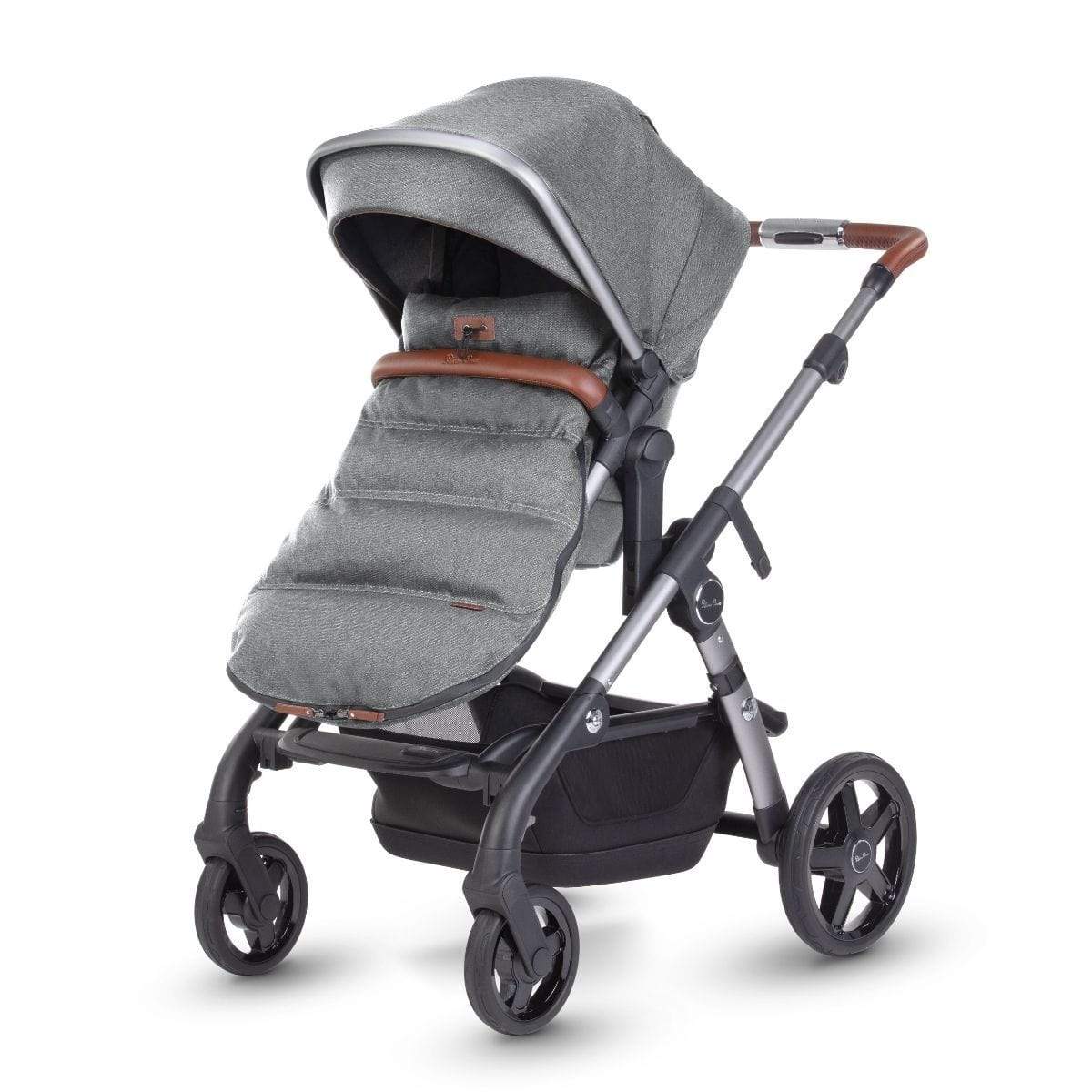 Silver Cross Wave 2022/2023 Stroller Footmuff - Soft & Warm Baby Stroller Accessory for Winter, Perfect for Outdoor Walks and Cold Weather Protection