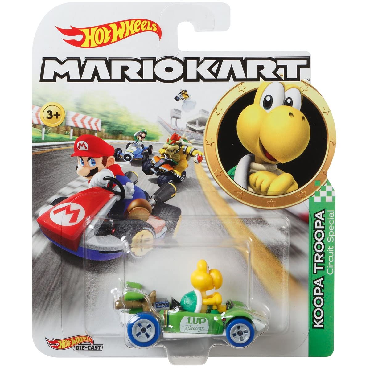 Hot Wheels Mario Kart 7 Die Cast Car Set Bundle - 1:64 Scale Collectible Toy Cars for Kids & Adults - Perfect for Racing Games, Display Collections & Gifts