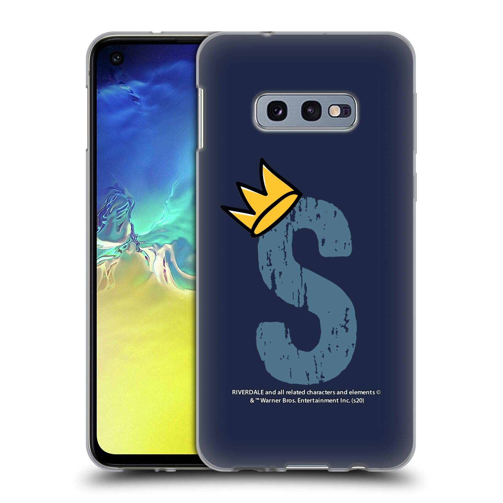 Riverdale S Crown Logo Jughead Jones Soft Gel Case for Samsung Galaxy S10e | Officially Licensed by Head Case Designs | Perfect for Fans, Daily Use, and Gift Giving