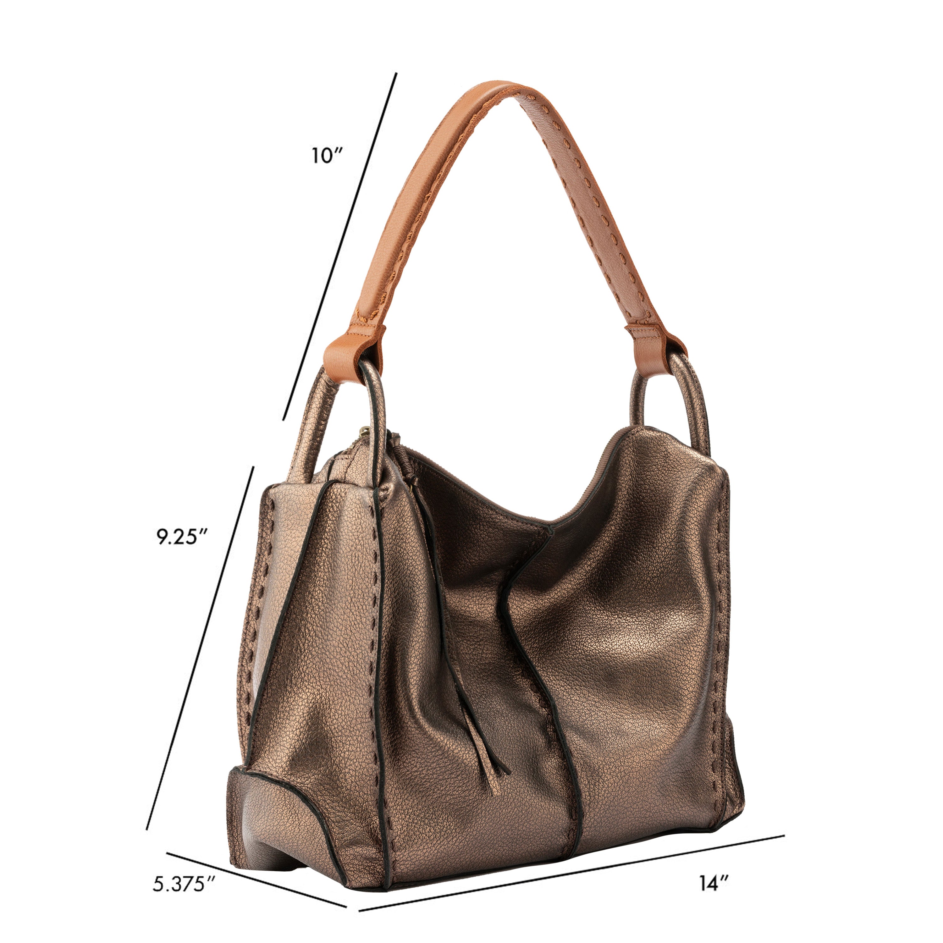 Los Feliz Hobo Bag - Stylish & Spacious Leather Shoulder Bag for Women | Perfect for Work, Travel & Everyday Use