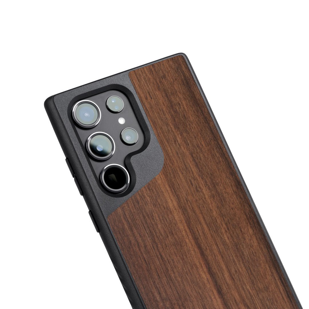 MagSafe® Compatible Walnut Phone Case for iPhone 14/13/12 Pro Max - Premium Wooden Protective Cover with Strong Magnetic Grip - Perfect for Home, Office & Travel Use