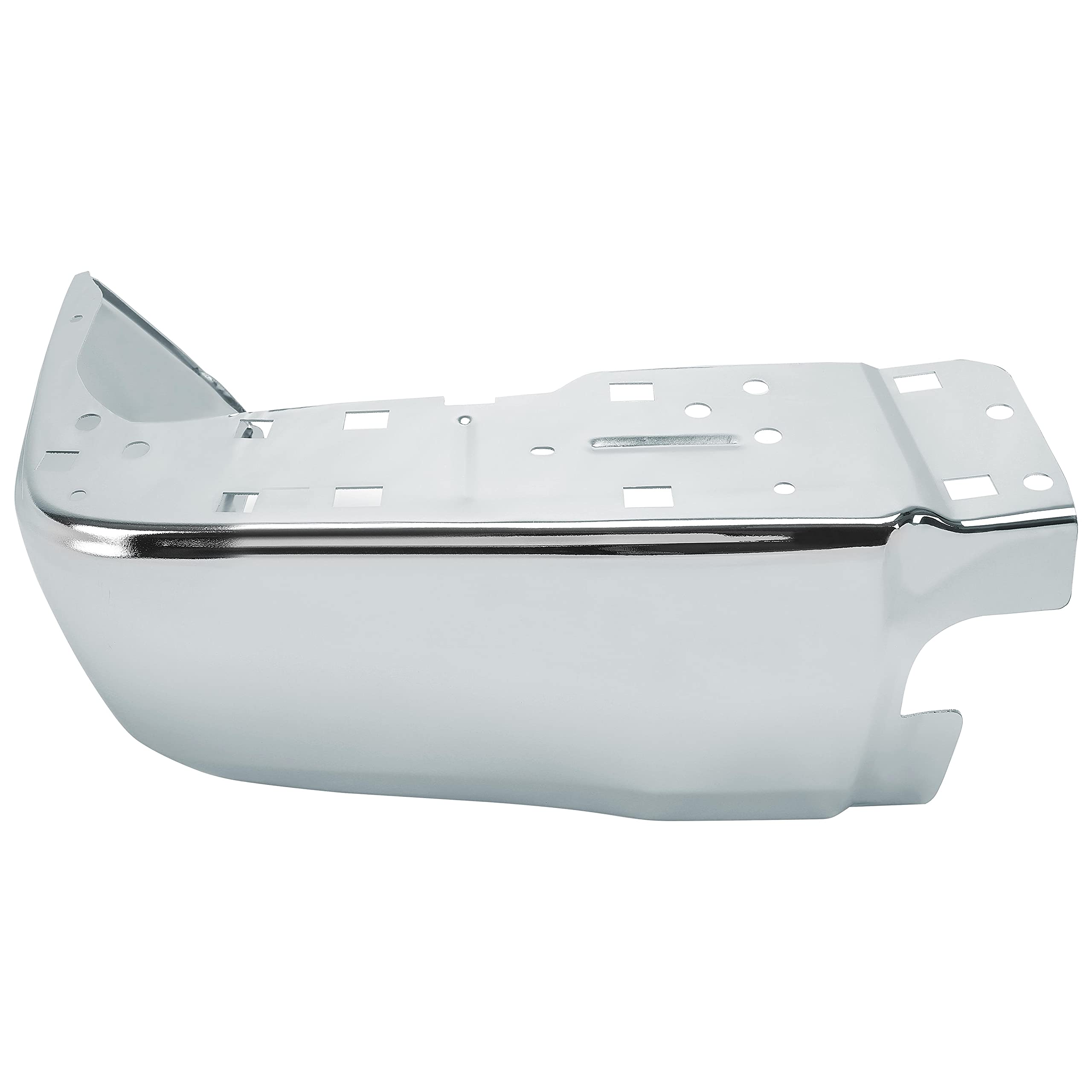 KUAFU Rear Bumper End Caps Covers - Chrome Left Side Corner Extension Compatible with 2014-2020 Toyota Tundra (No Parking Sensors) | Durable Protection & Stylish Upgrade for Truck Accessories