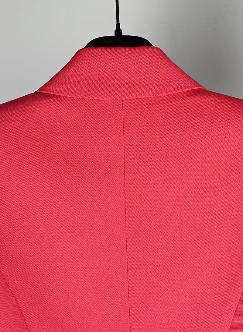 Balmain Fuchsia Blazer Size 42 | Women's Luxury Tailored Jacket for Office, Party & Special Occasions